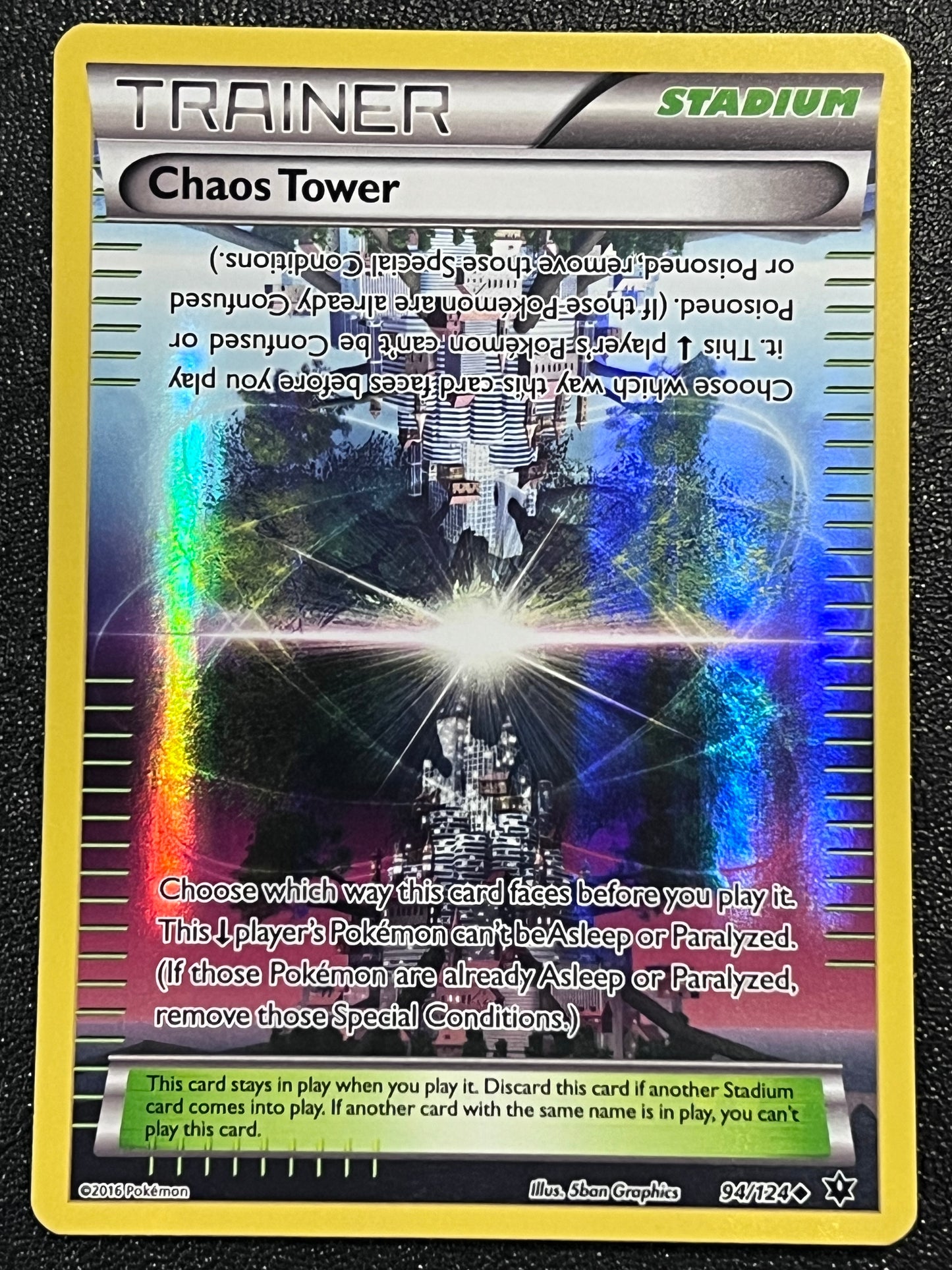 094/124 Chaos Tower - Pokémon Fates Collide Uncommon Reverse