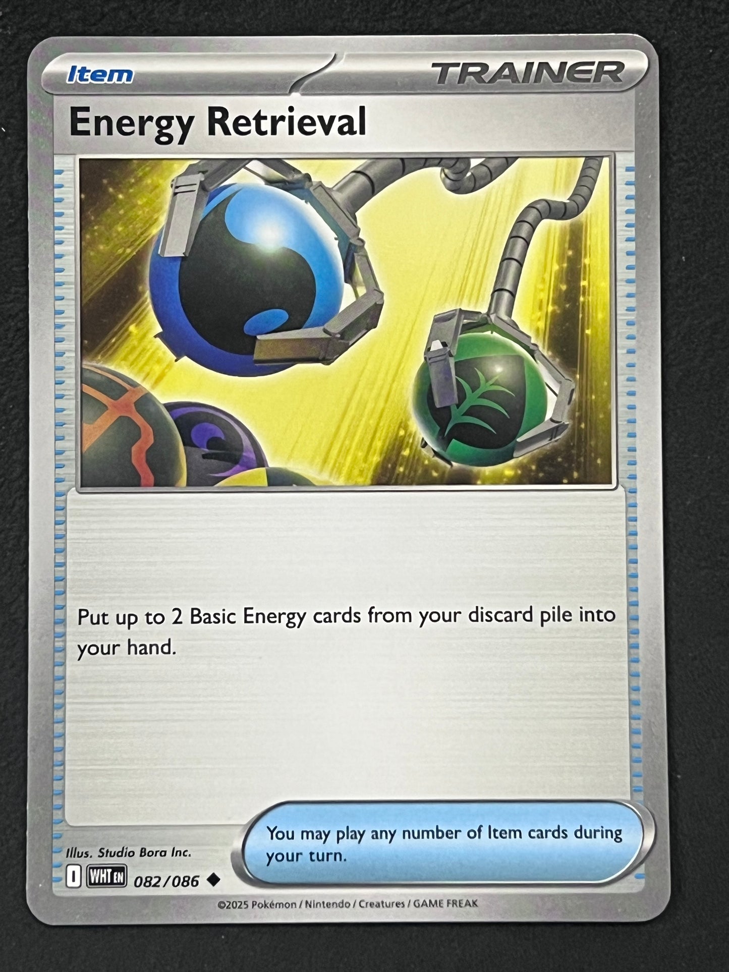082/086 Energy Retrieval - Pokémon White Flare Uncommon