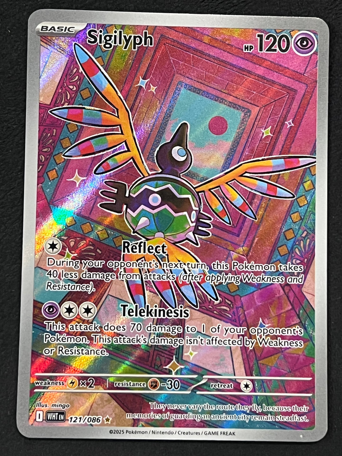121/086 Sigilyph - Pokémon White Flare Illustration Rare