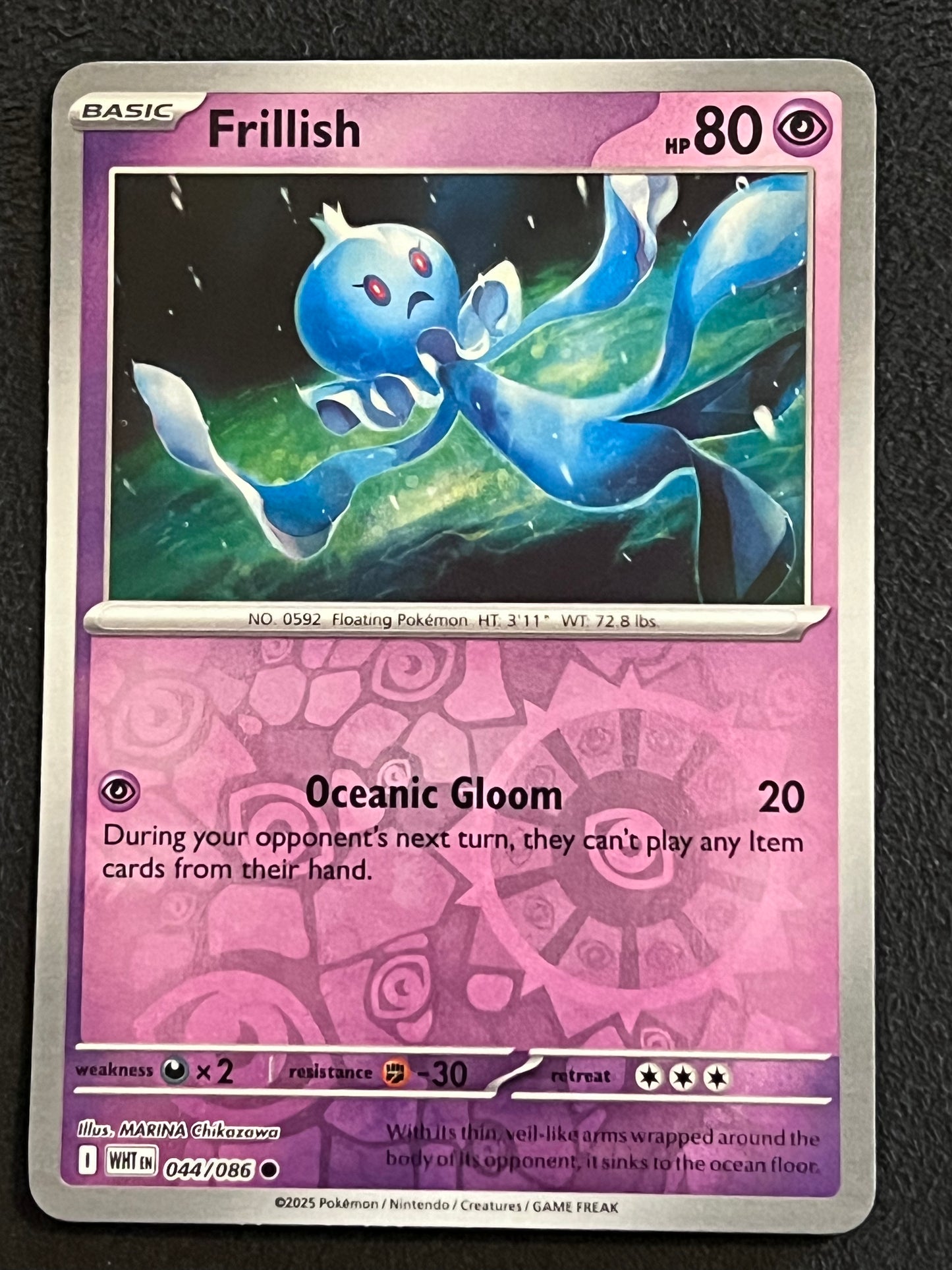 044/086 Frillish - Pokémon White Flare Common Reverse