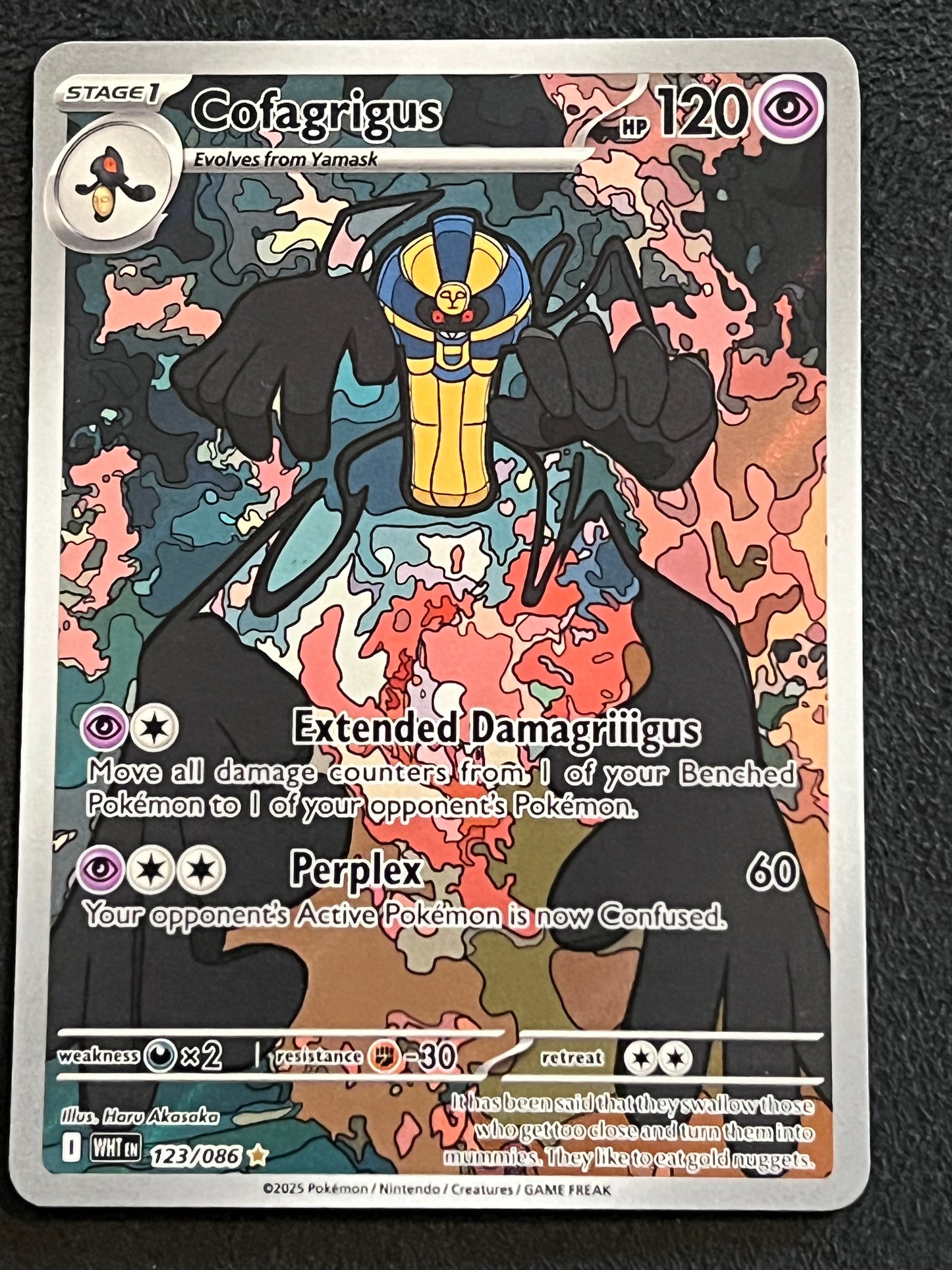 123/086 Cofagrigus - Pokémon White Flare Illustration Rare