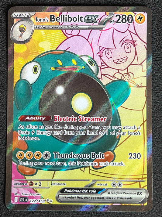 172/159 Iono’s Bellibolt Ex - Pokémon Journey Together Ultra Rare
