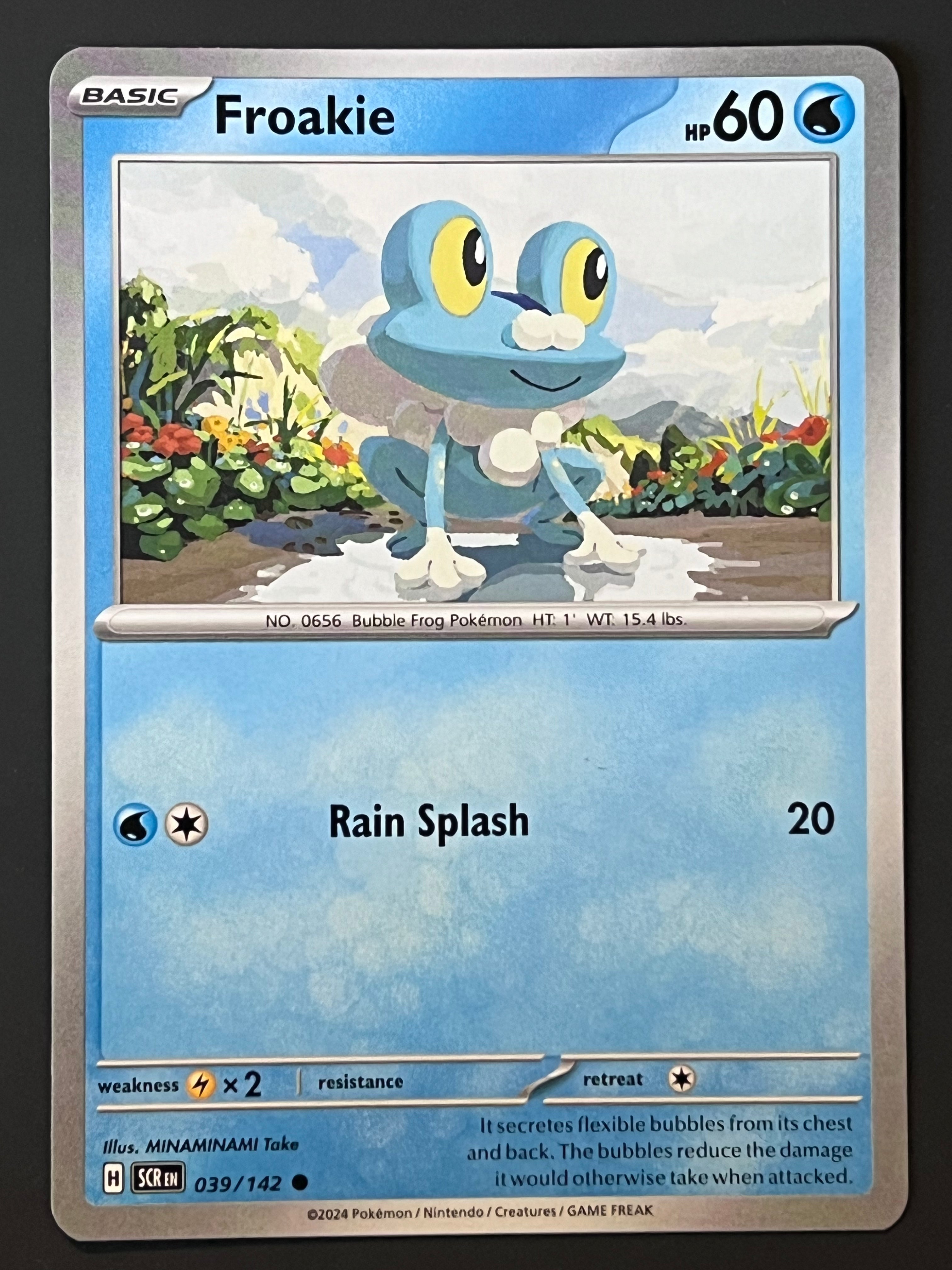 froakie pokemon card 039/142 Froakie