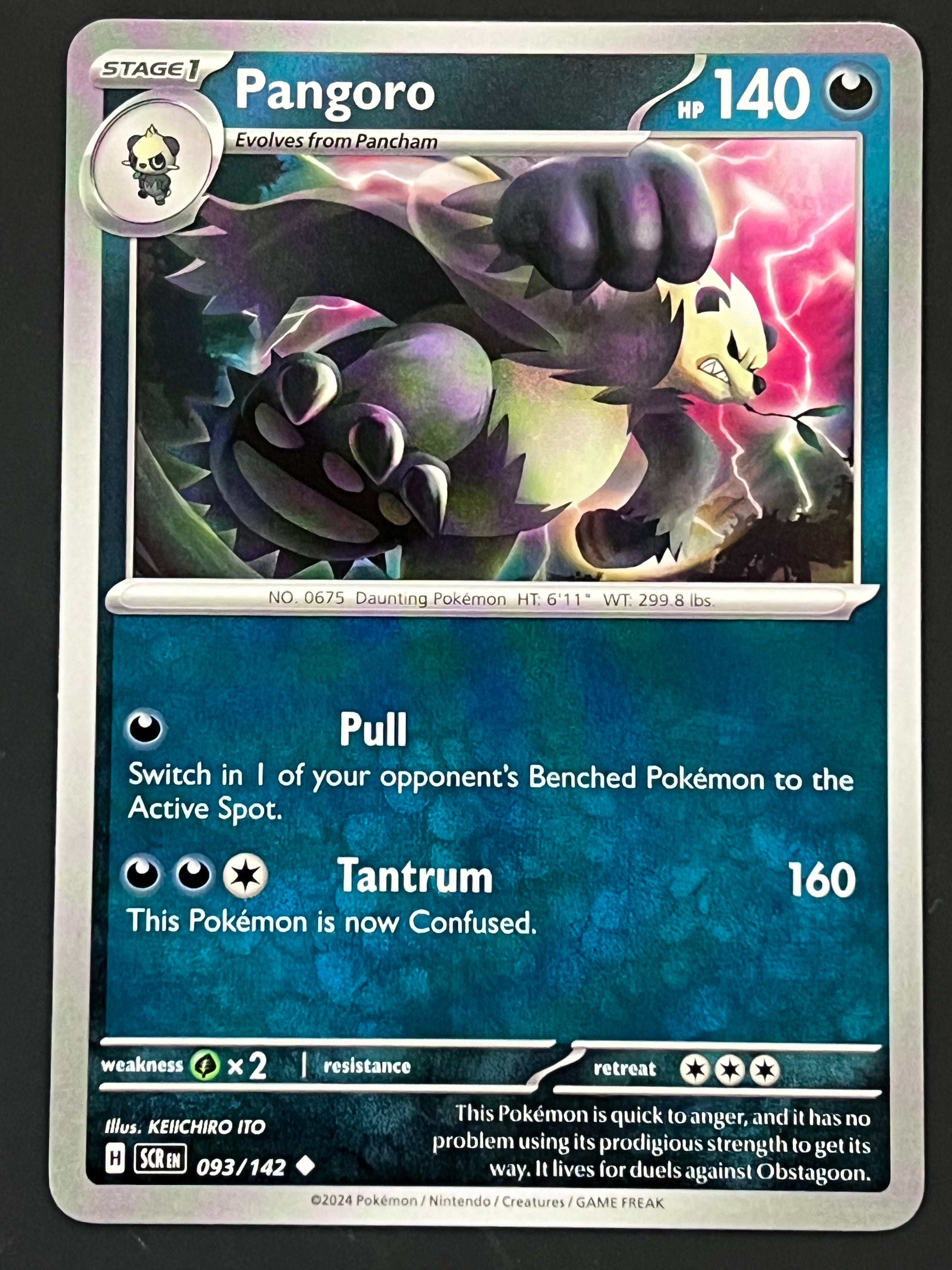 pokemon pangoro card 093/142 Pangoro