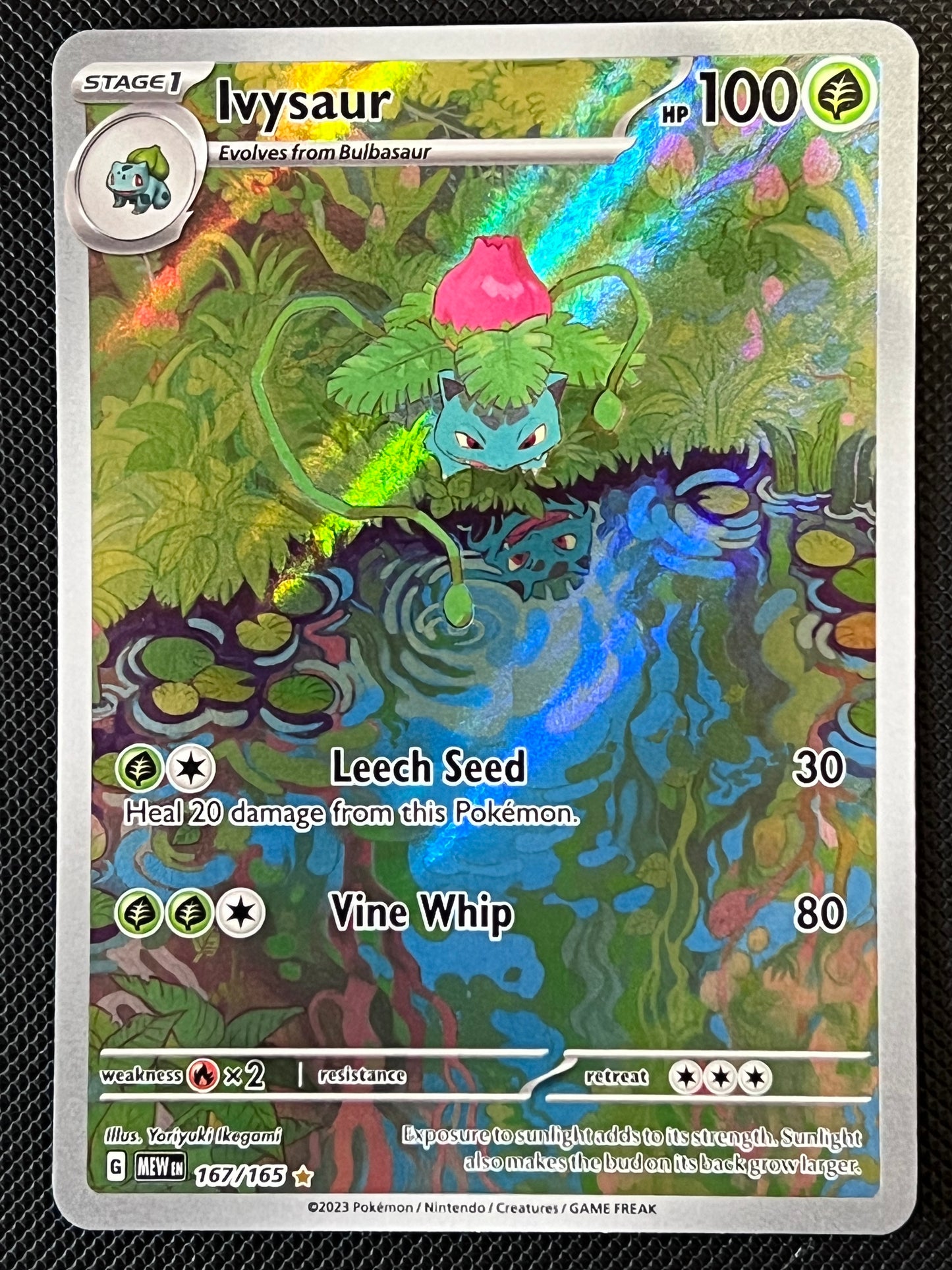 167/165 Ivysaur -  Pokémon 151 Illustration Rare
