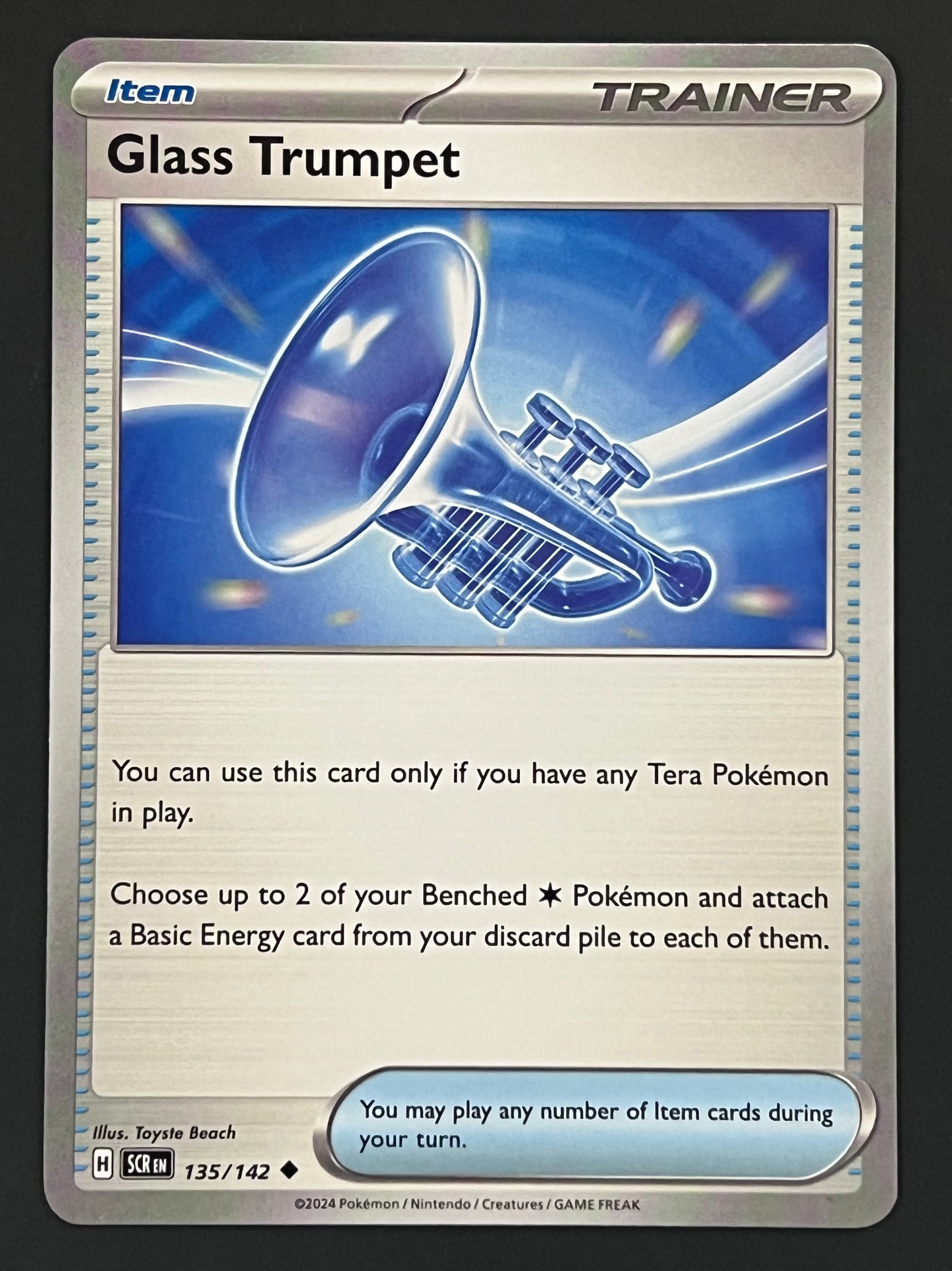 135/142 Glass Trumpet - Pokémon Stellar Crown Uncommon