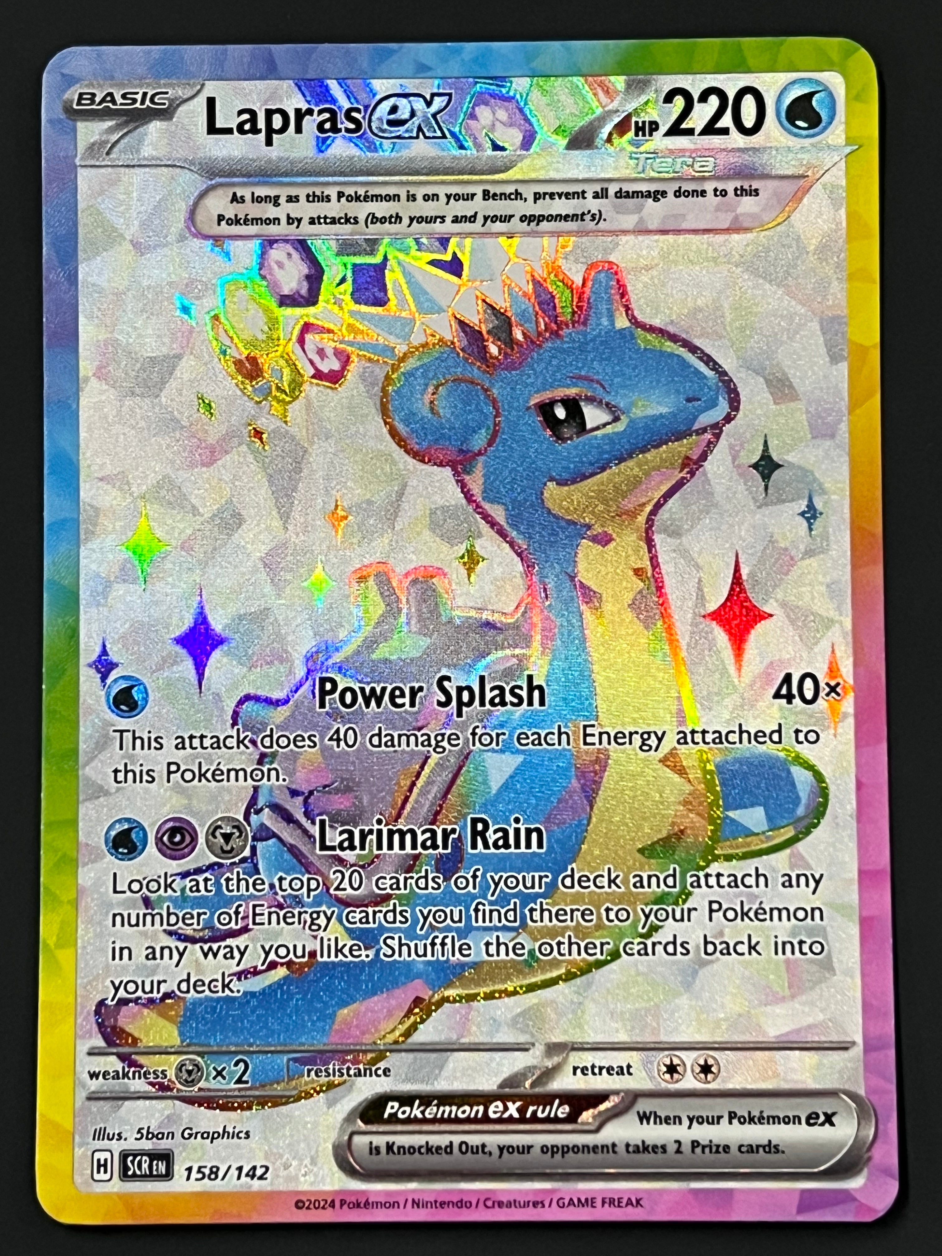 158/142 Lapras Ex