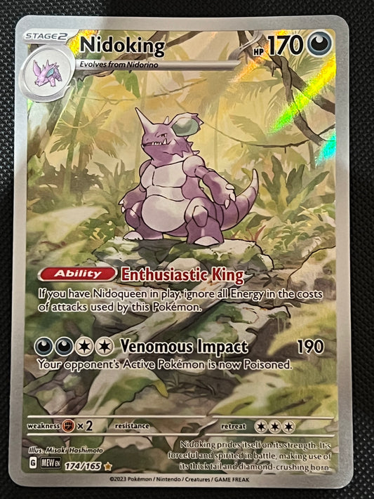 174/165 Nidoking -  Pokémon 151 Illustration Rare