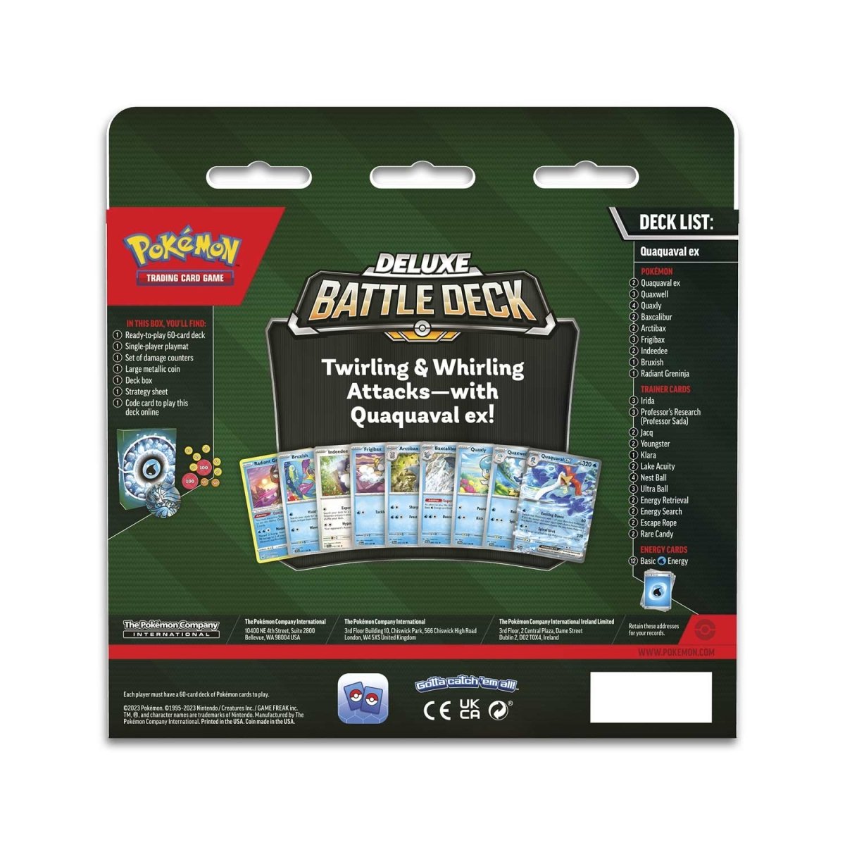 Pokémon TCG: Battle Deck - Quaquaval Ex Deluxe Battle