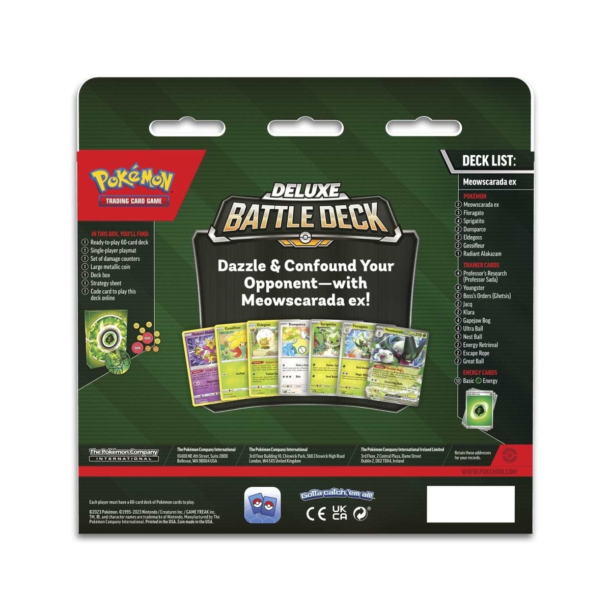 Pokémon TCG: Battle Deck - Meowscarada Ex Deluxe Battle