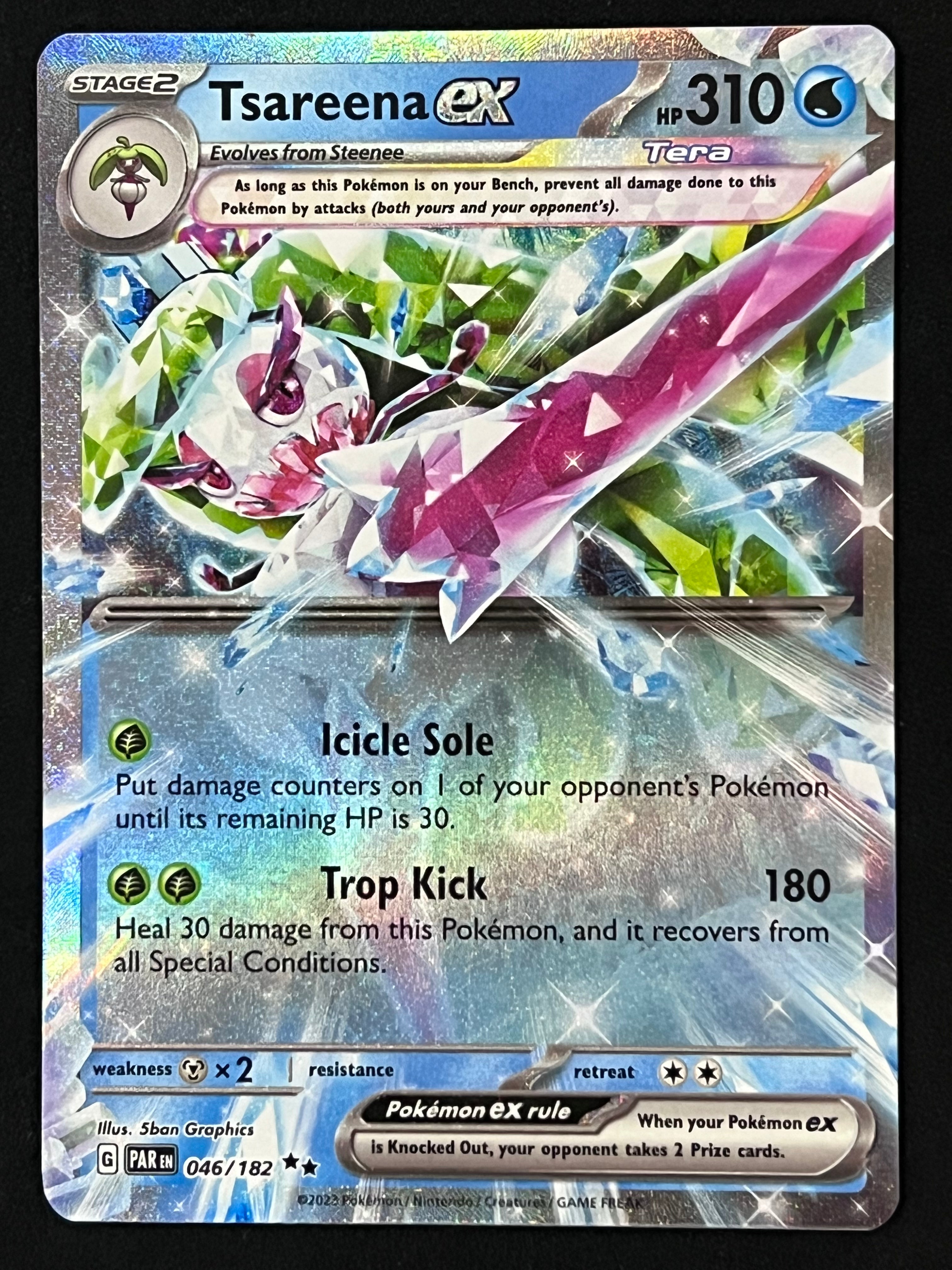 046/182 Tsareena Ex - Pokmon Paradox Rift Double Rare Jarvvos 046/182 Tsareena Ex - Pokmon Paradox Rift Double Rare Jarvvos