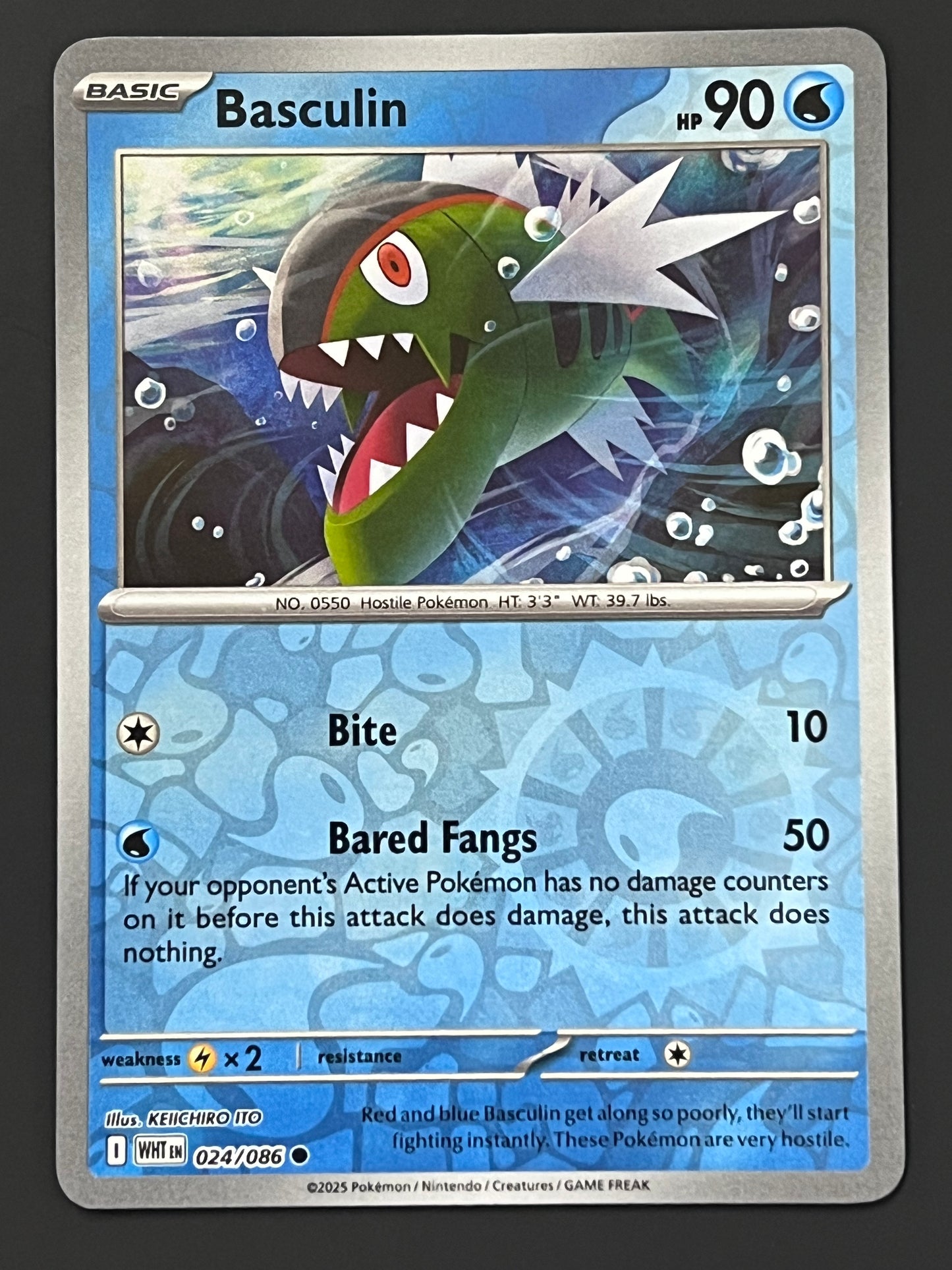 024/086 Basculin - Pokémon White Flare Common Reverse