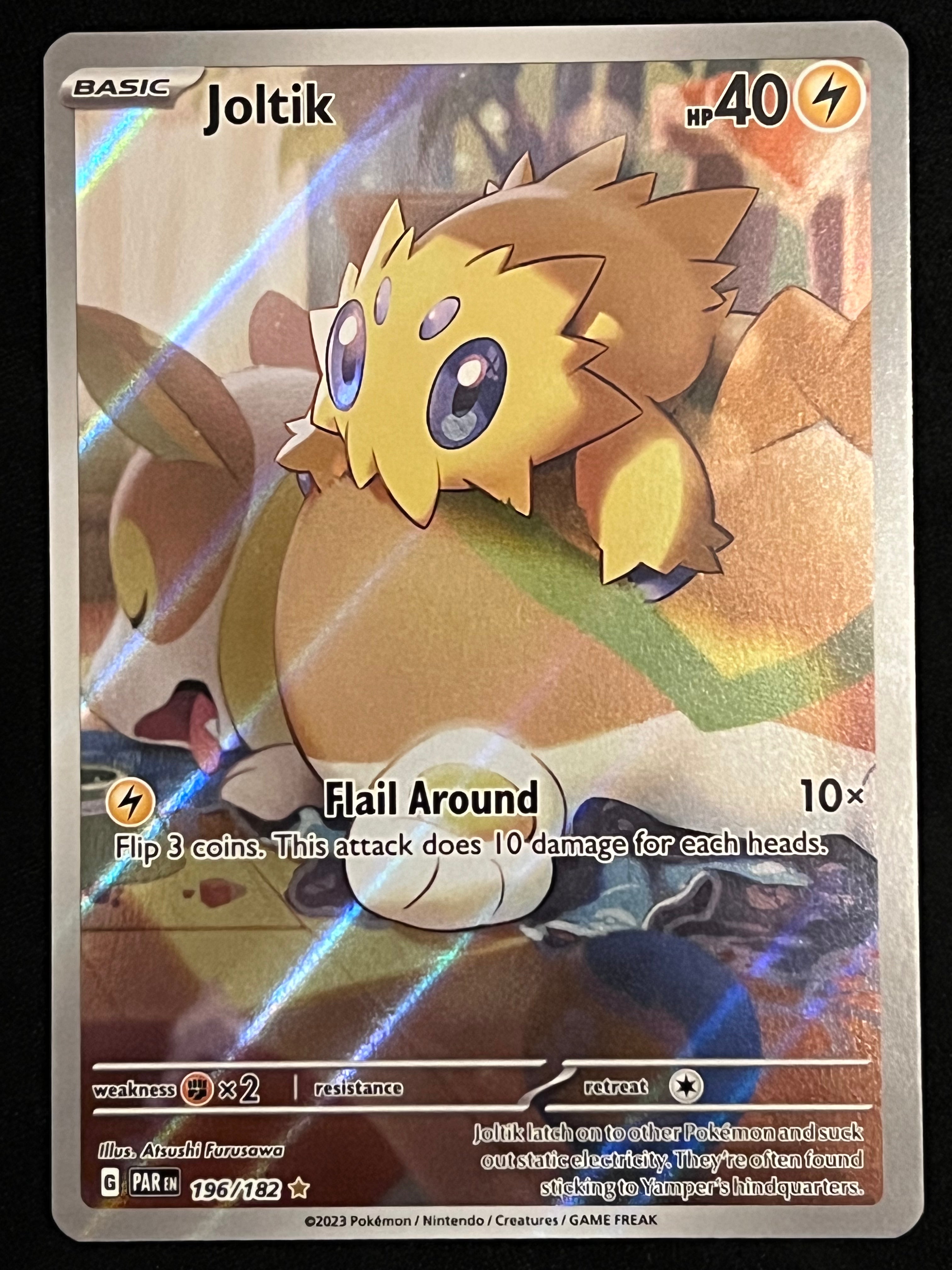 joltik pokemon card 196/182 Joltik