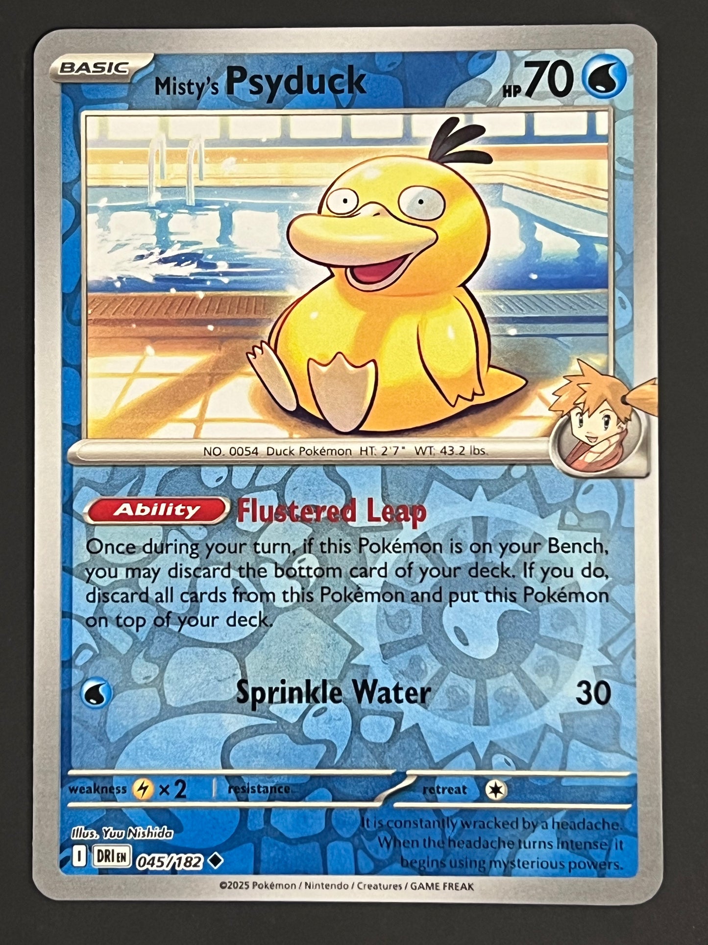 045/182 Misty’s Psyduck - Pokémon Destined Rivals Uncommon Reverse