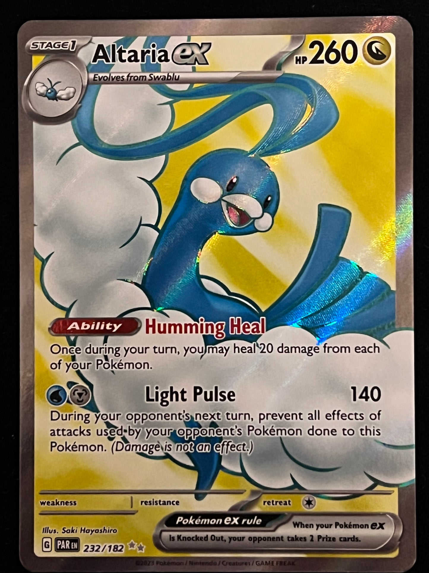 232/182 Altaria Ex - Pokémon Paradox Rift Ultra Rare