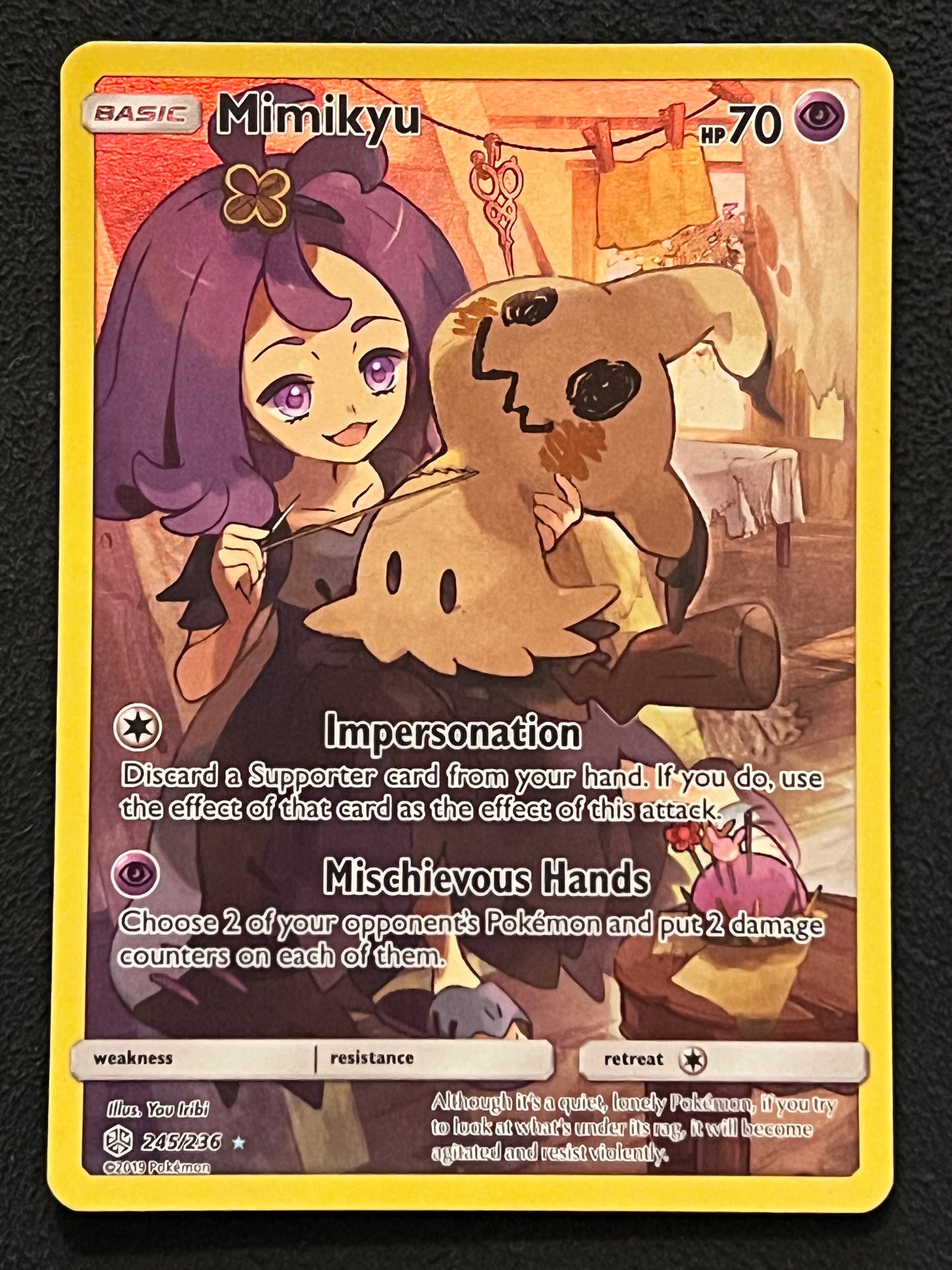 245/236 Mimikyu - Pokémon Cosmic Eclipse Secret Rare