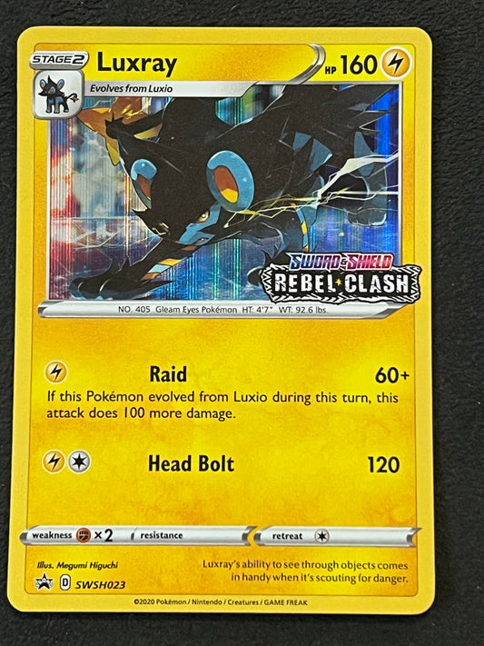 SWSH023 Luxray - Stamped Black Star Promo
