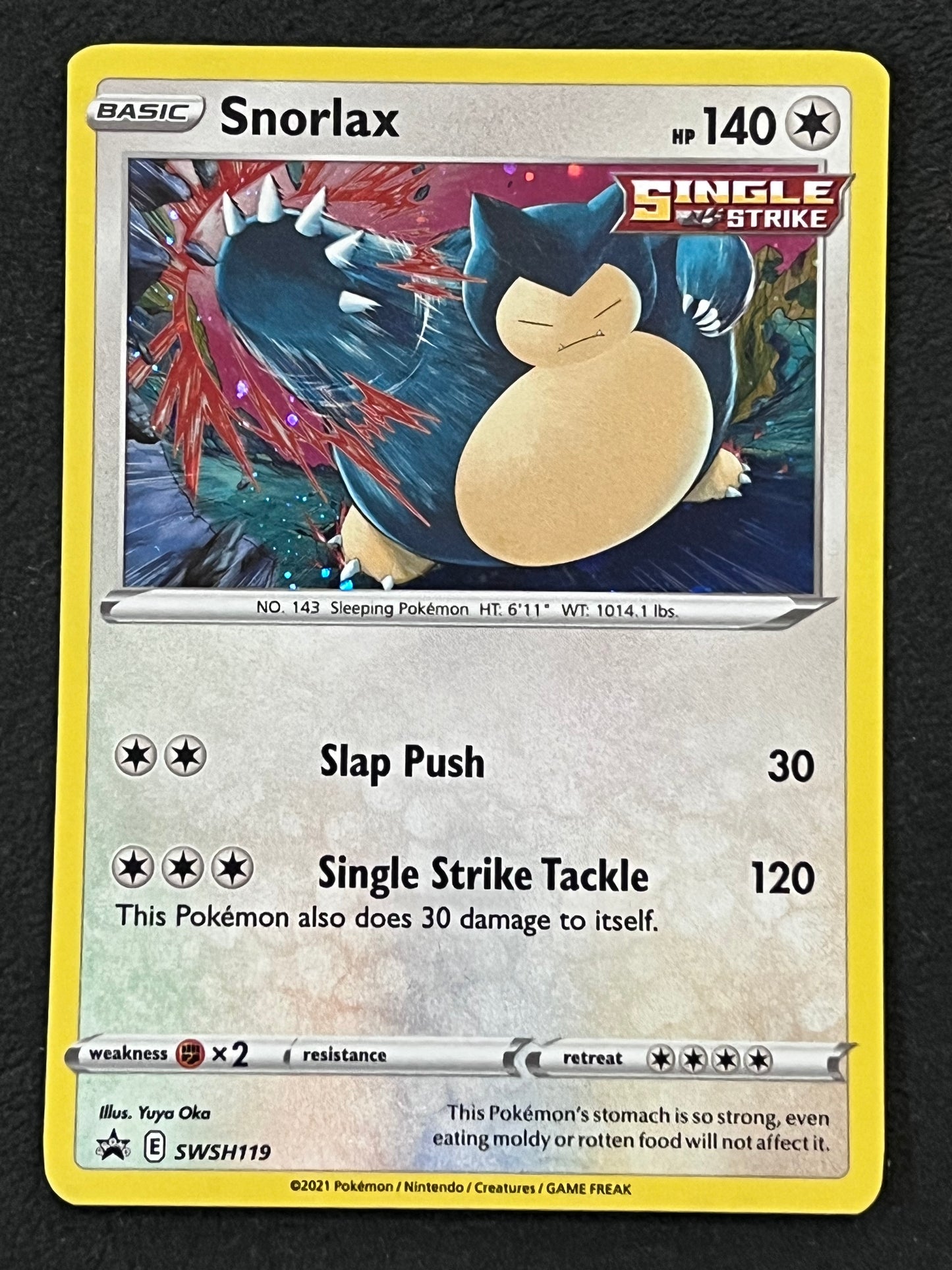 SWSH119 Snorlax - Black Star Promo