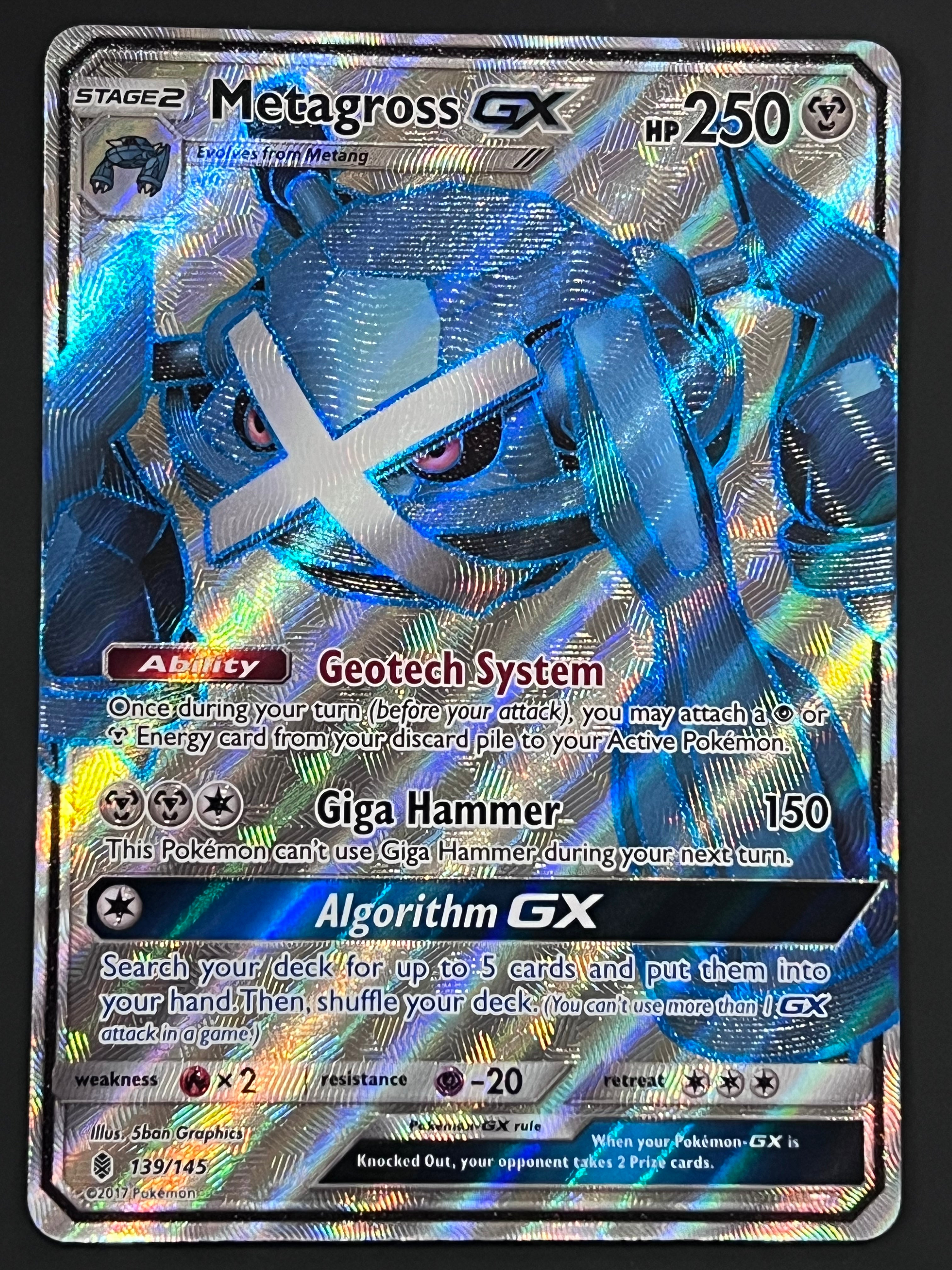 metagross gx pokemon card value 139/145 Metagross Gx