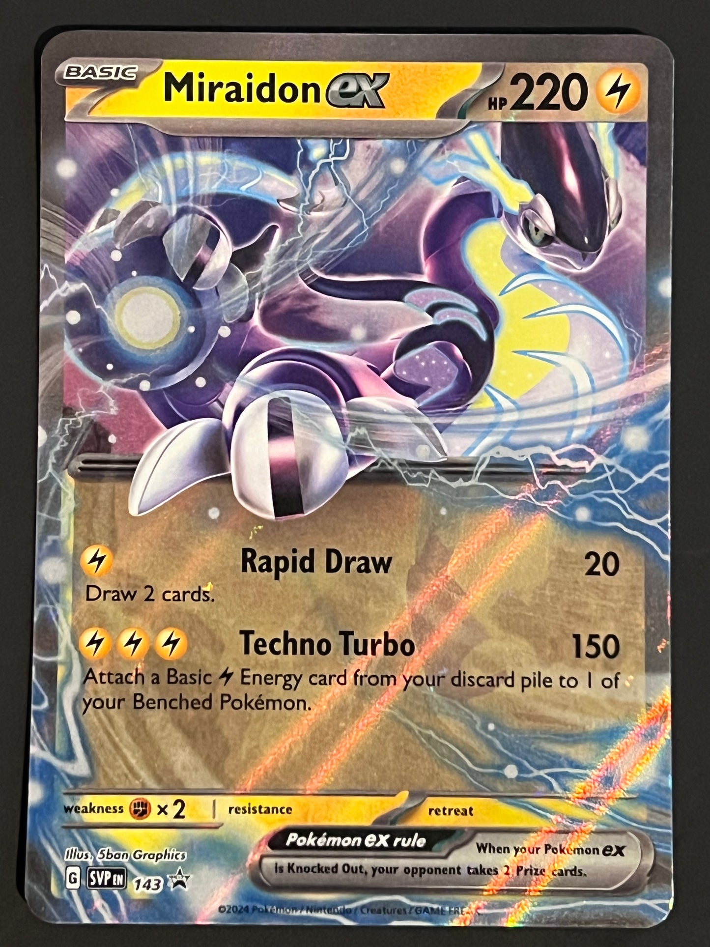 SVP143 Miraidon Ex - Black Star Promo