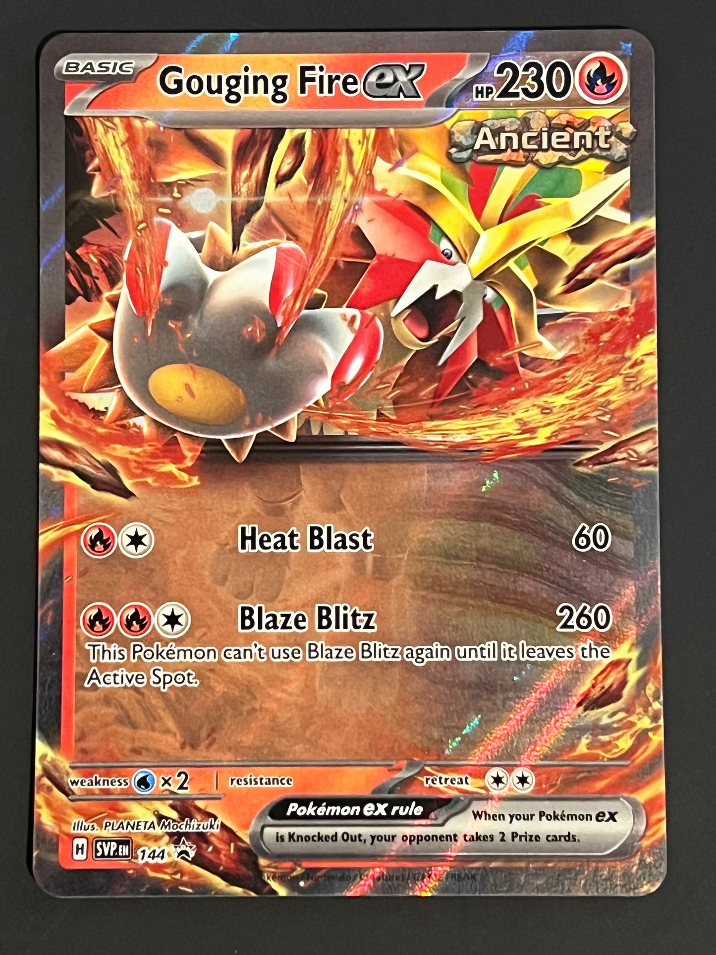 SVP144 Gouging Fire Ex - Black Star Promo