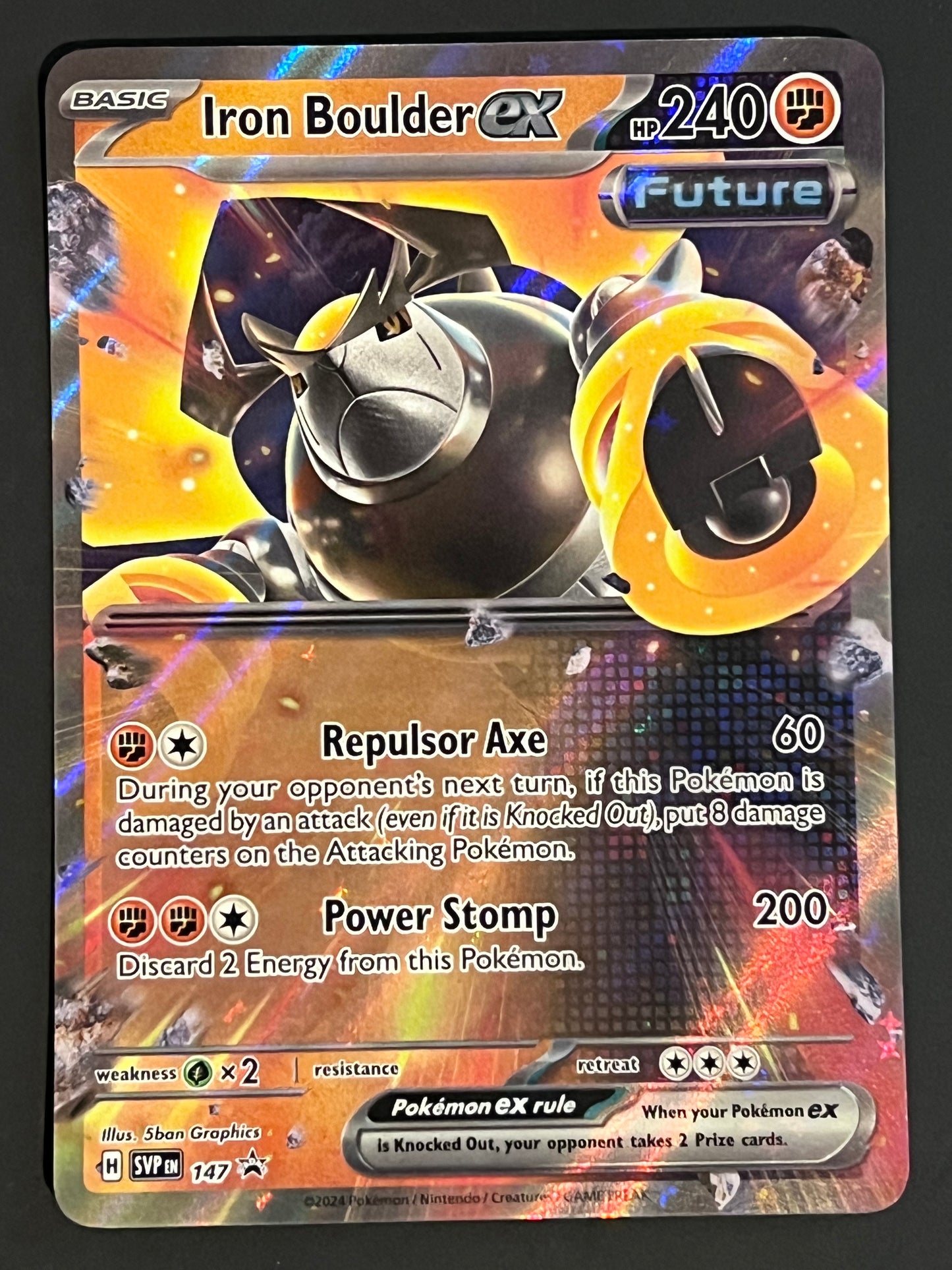 SVP147 Iron Boulder Ex - Black Star Promo