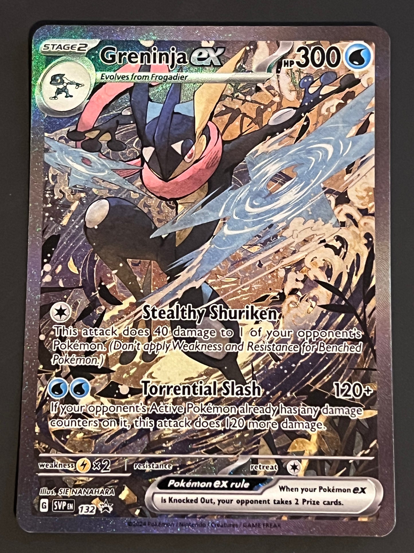 SVP132 Greninja Ex - Black Star Promo