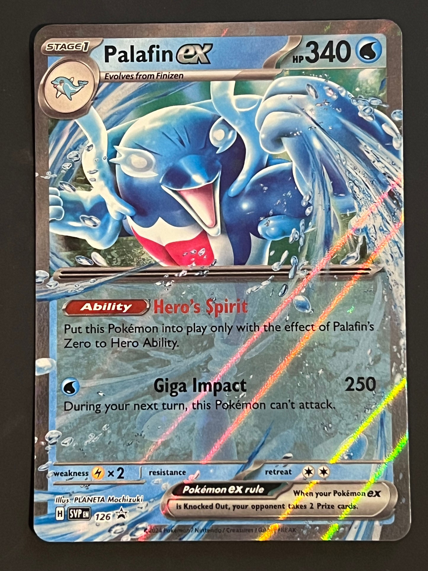 SVP126 Palafin Ex - Black Star Promo