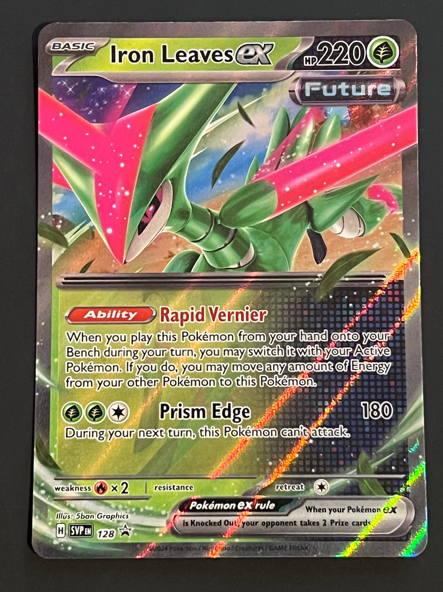 SVP128 Iron Leaves Ex - Black Star Promo