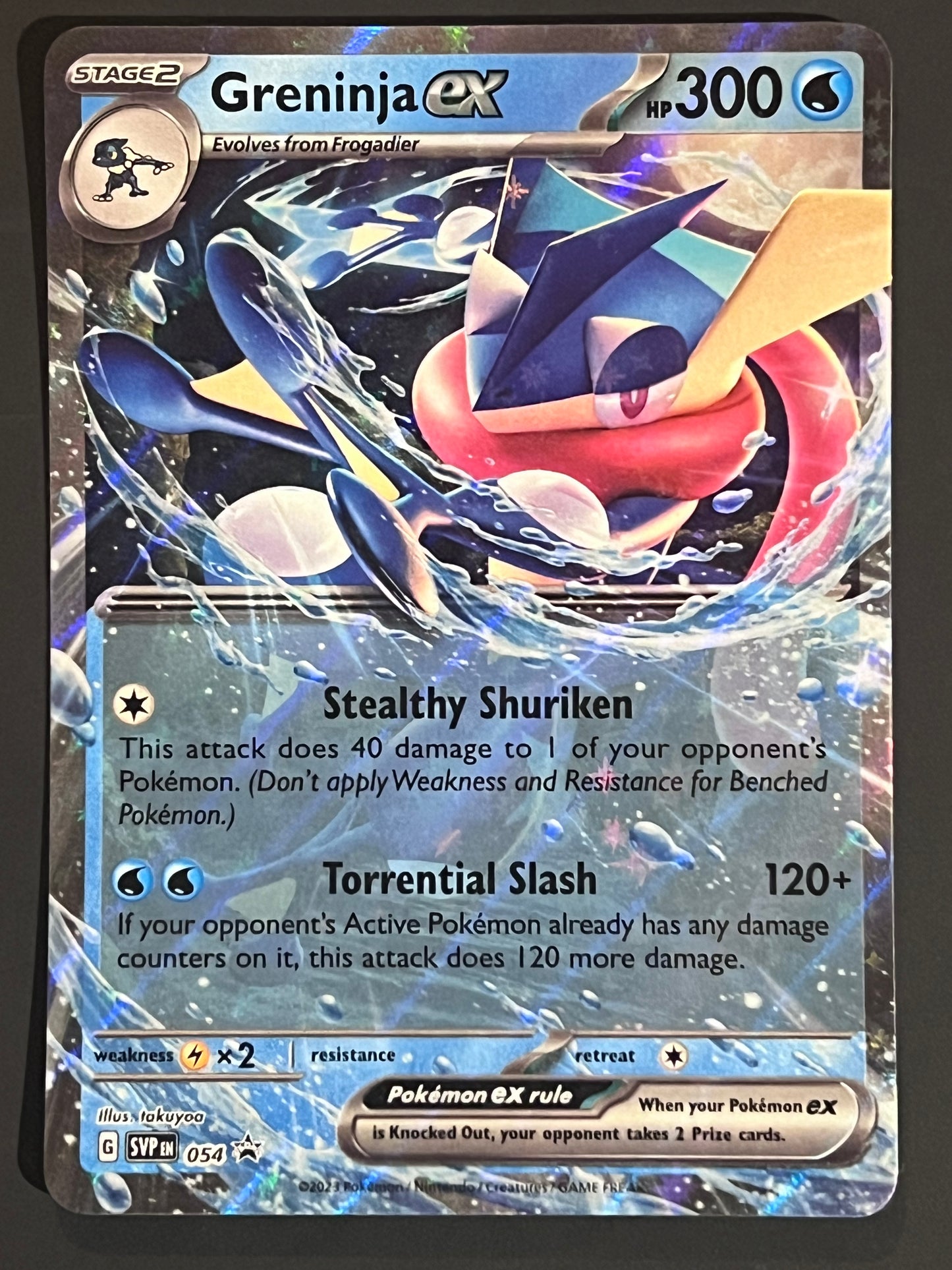 SVP054 Greninja Ex - Black Star Promo