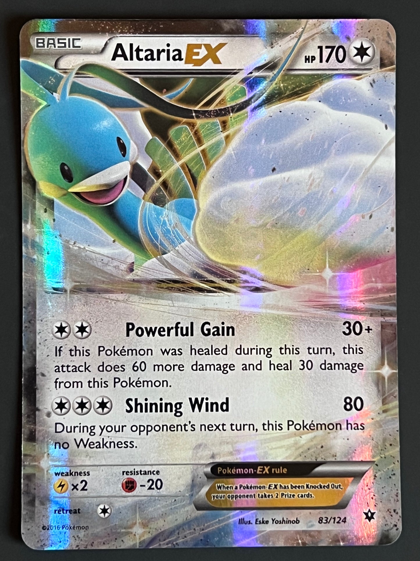 083/124 Altaria Ex - Pokémon Fates Collide Ultra Rare