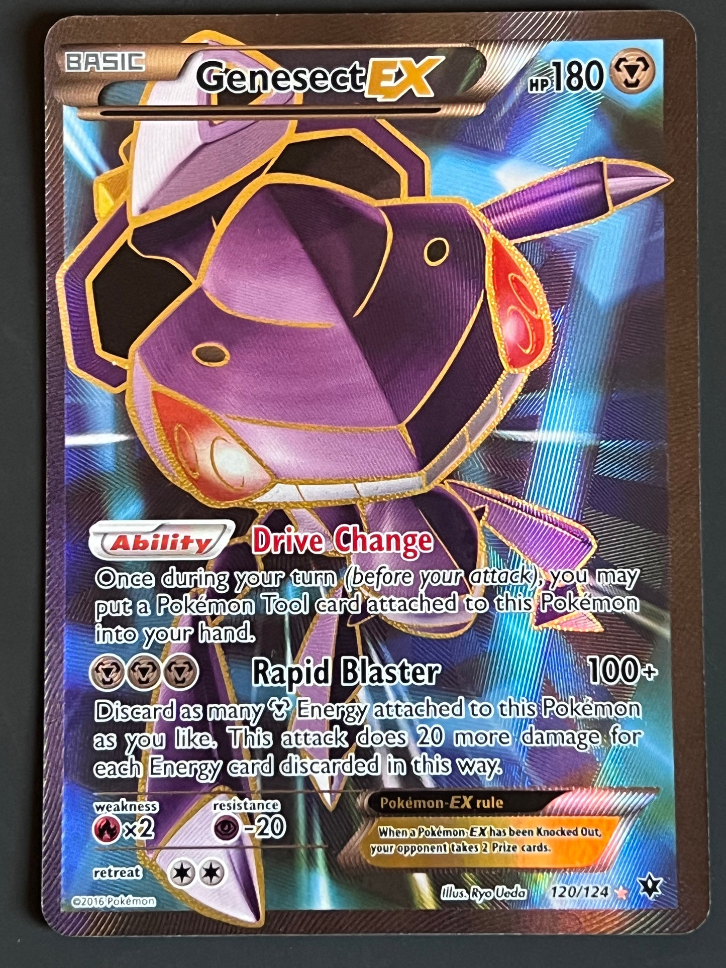 120/124 Genesect Ex - Pokémon Fates Collide Full Art