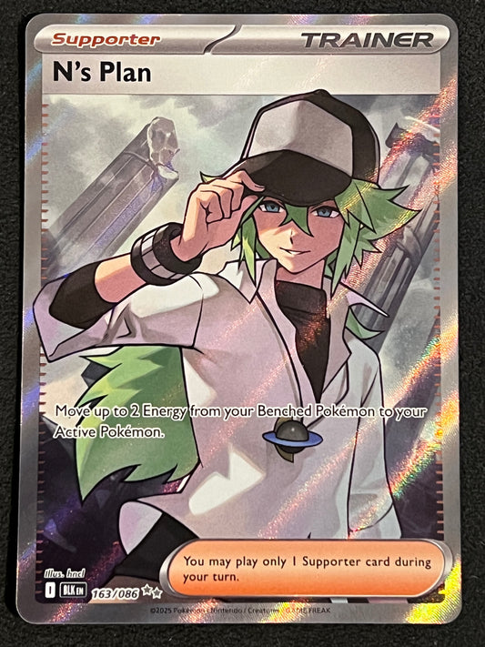 163/086 N’s Plan - Pokémon Black Bolt Ultra Rare