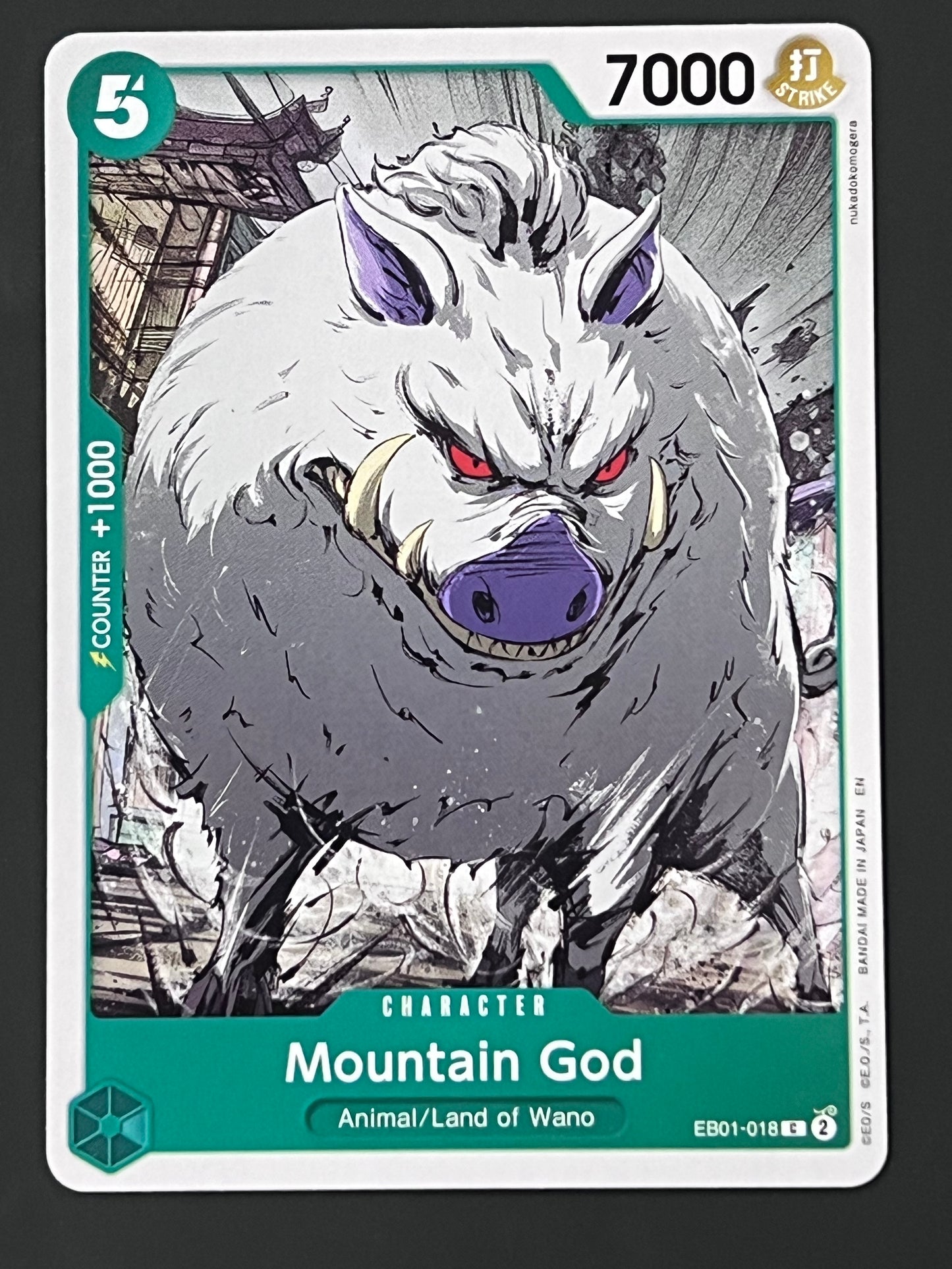 EB01-018 Mountain God - One Piece The Best Vol. 2 Common