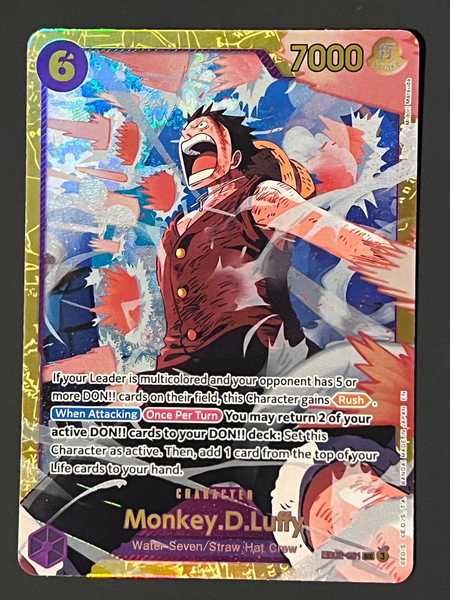 EB02-061 Monkey.D.Luffy - One Piece The Best Vol. 2 Secret Rare
