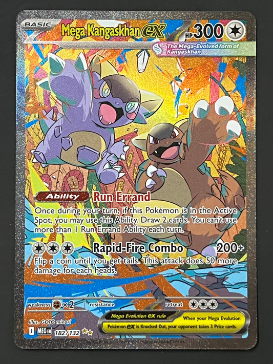 182/132 Mega Kangaskhan ex - Pokémon Mega Evolution Base Special Illustration Rare