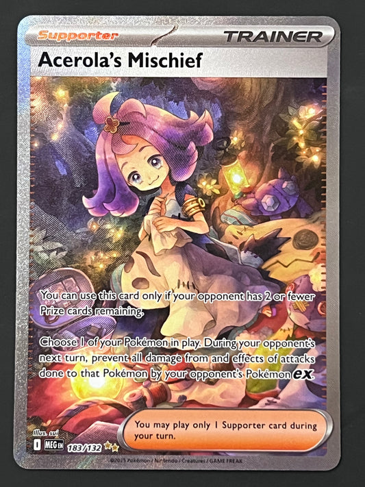 183/132 Acerola’s Mischief - Pokémon Mega Evolution Base Special Illustration Rare