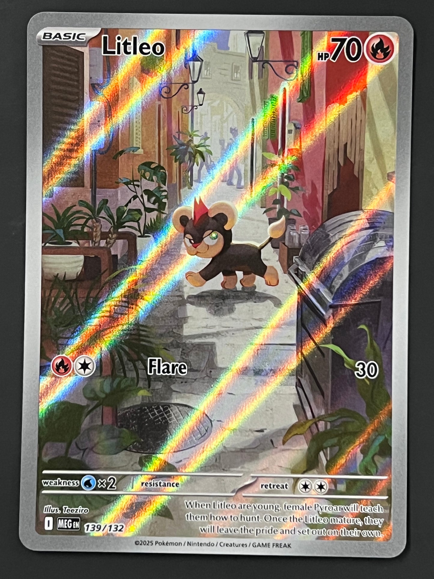139/132 Litleo - Pokémon Mega Evolution Base Illustration Rare