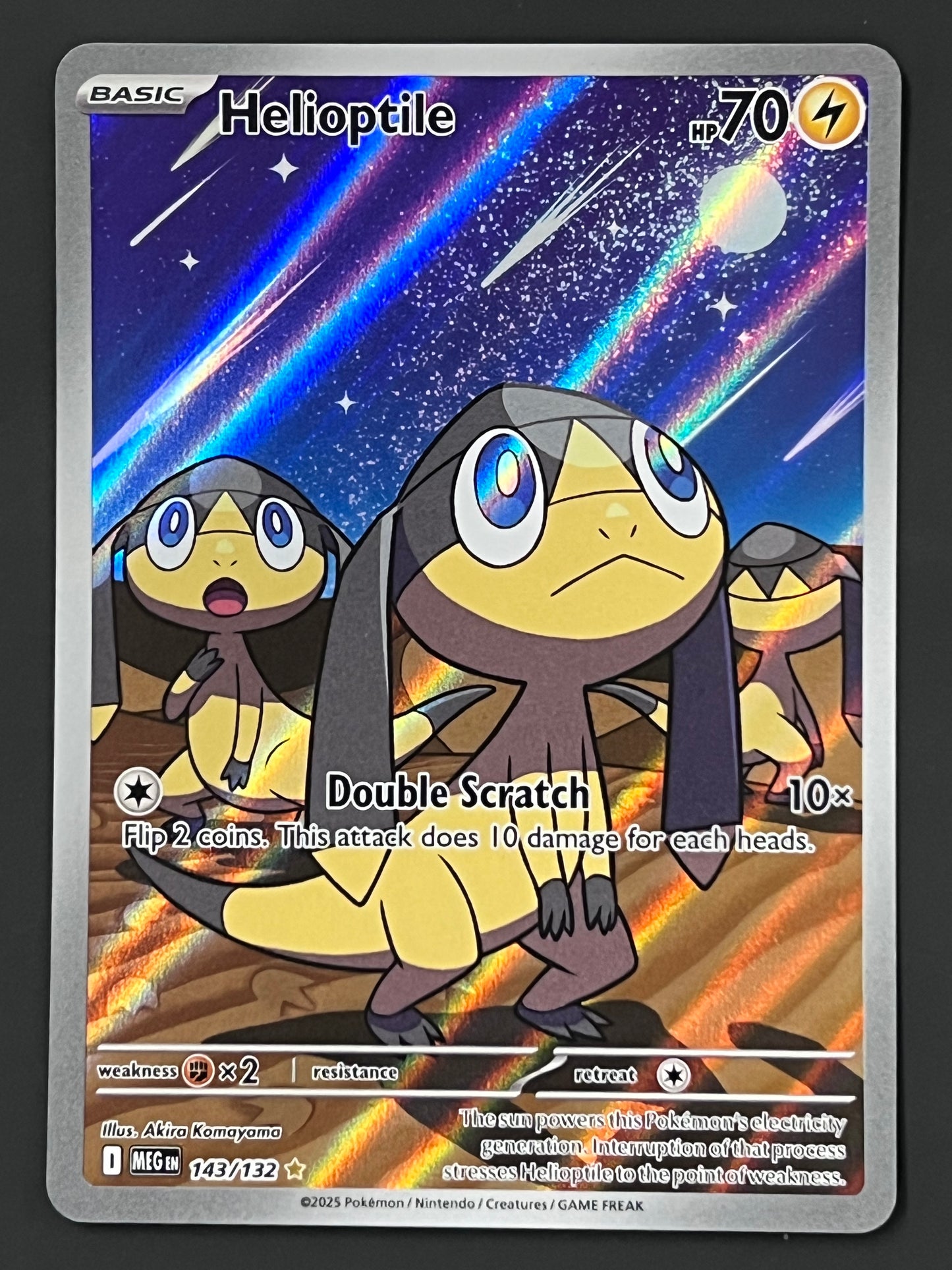 143/132 Helioptile - Pokémon Mega Evolution Base Illustration Rare