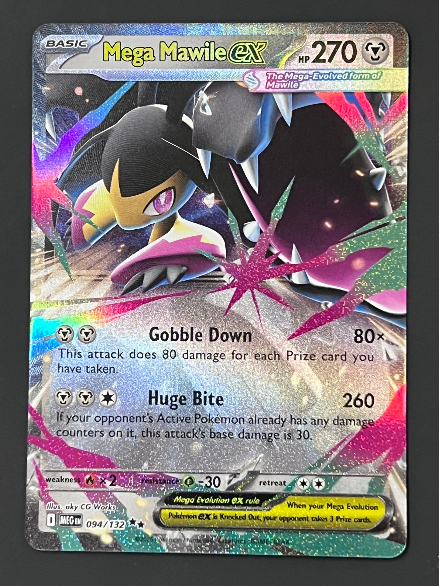 094/132 Mega Mawile ex - Pokémon Mega Evolution Base Double Rare