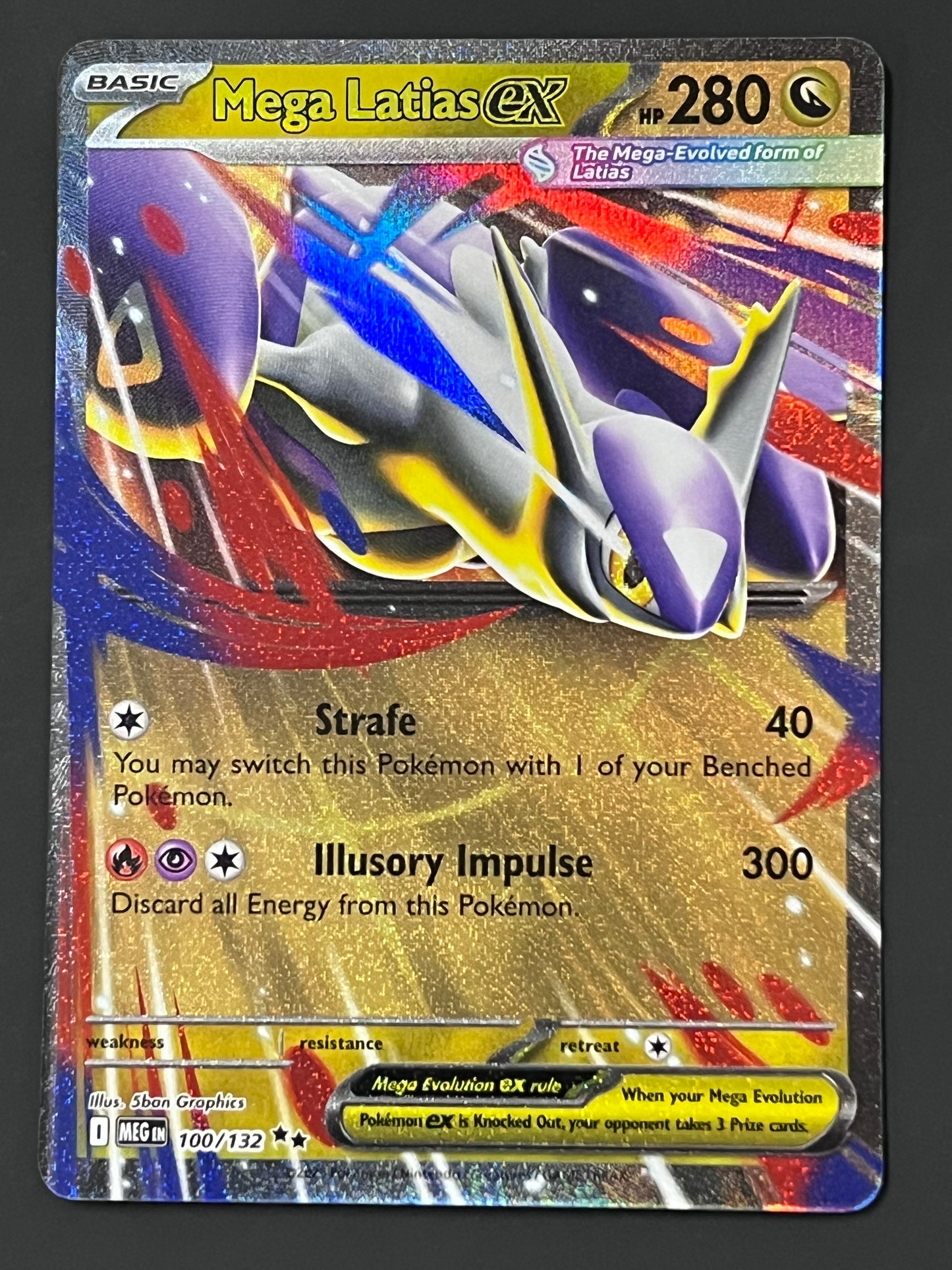100/132 Mega Latias ex - Pokémon Mega Evolution Base Double Rare