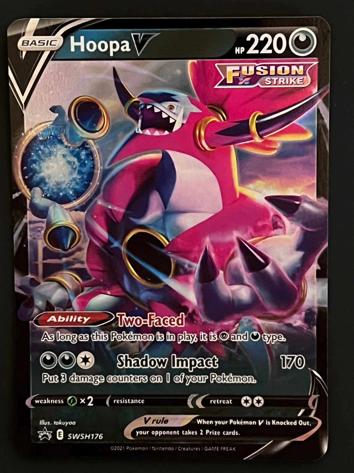 SWSH176 Hoopa V - Black Star Promo
