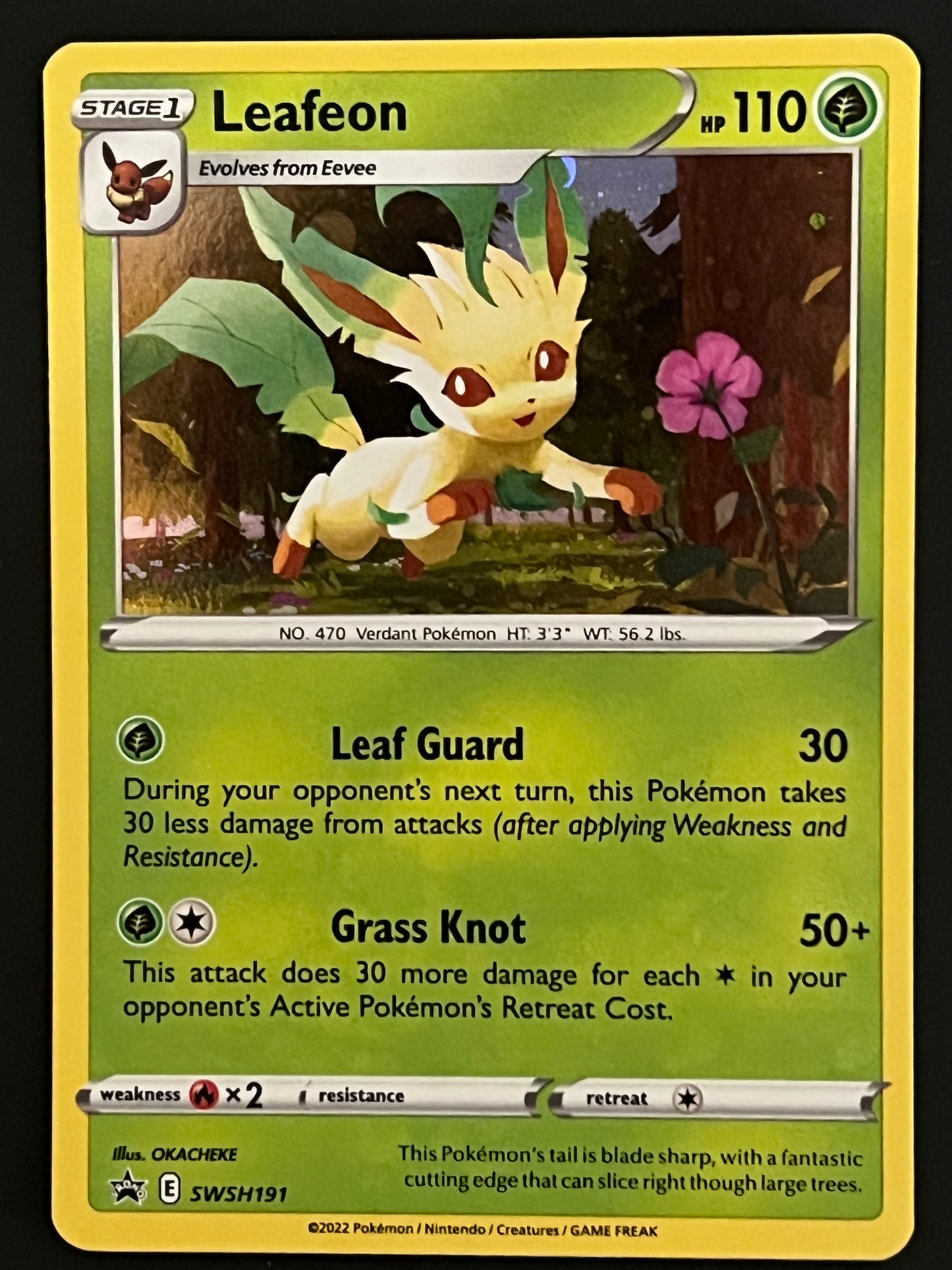SWSH191 Leafeon - Black Star Promo