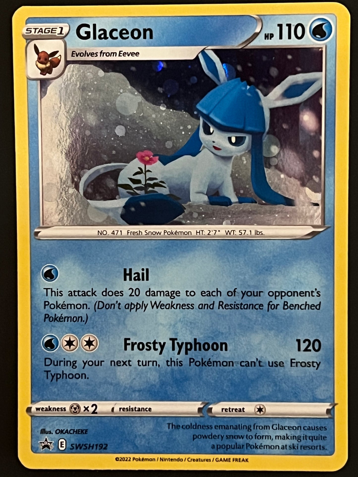 SWSH192 Glaceon - Black Star Promo