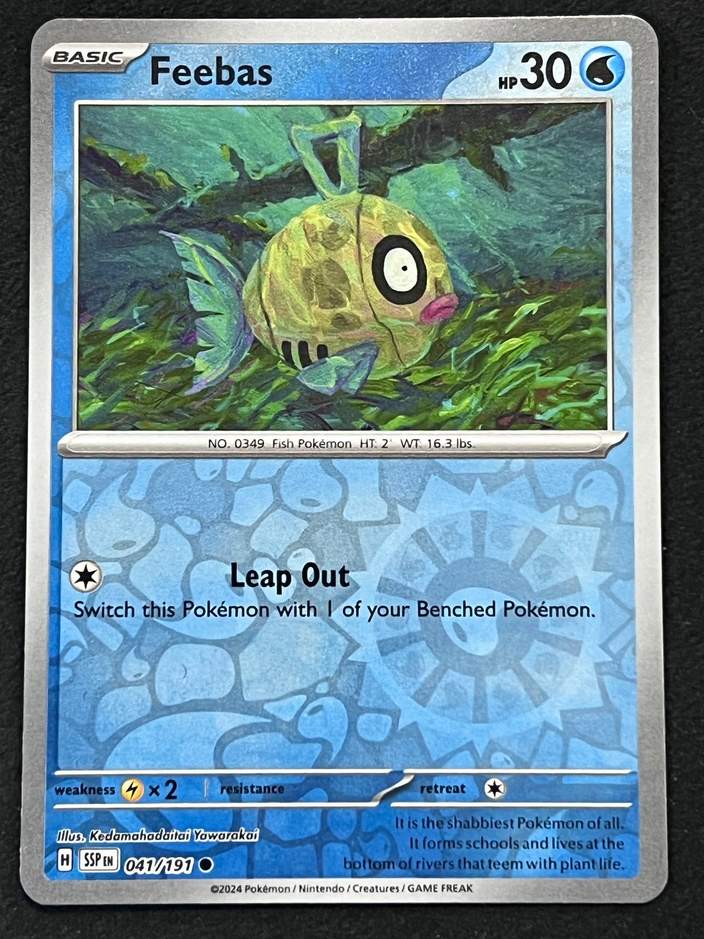041/191 Feebas - Pokémon Surging Sparks Common Reverse