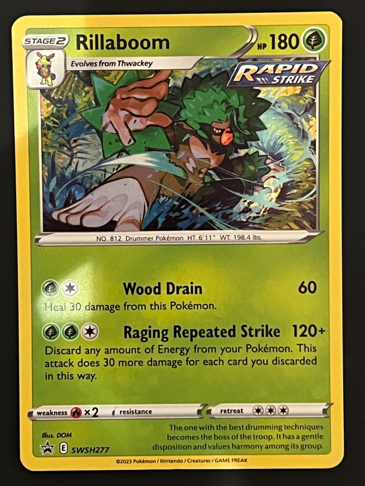 SWSH277 Rillaboom - Black Star Promo