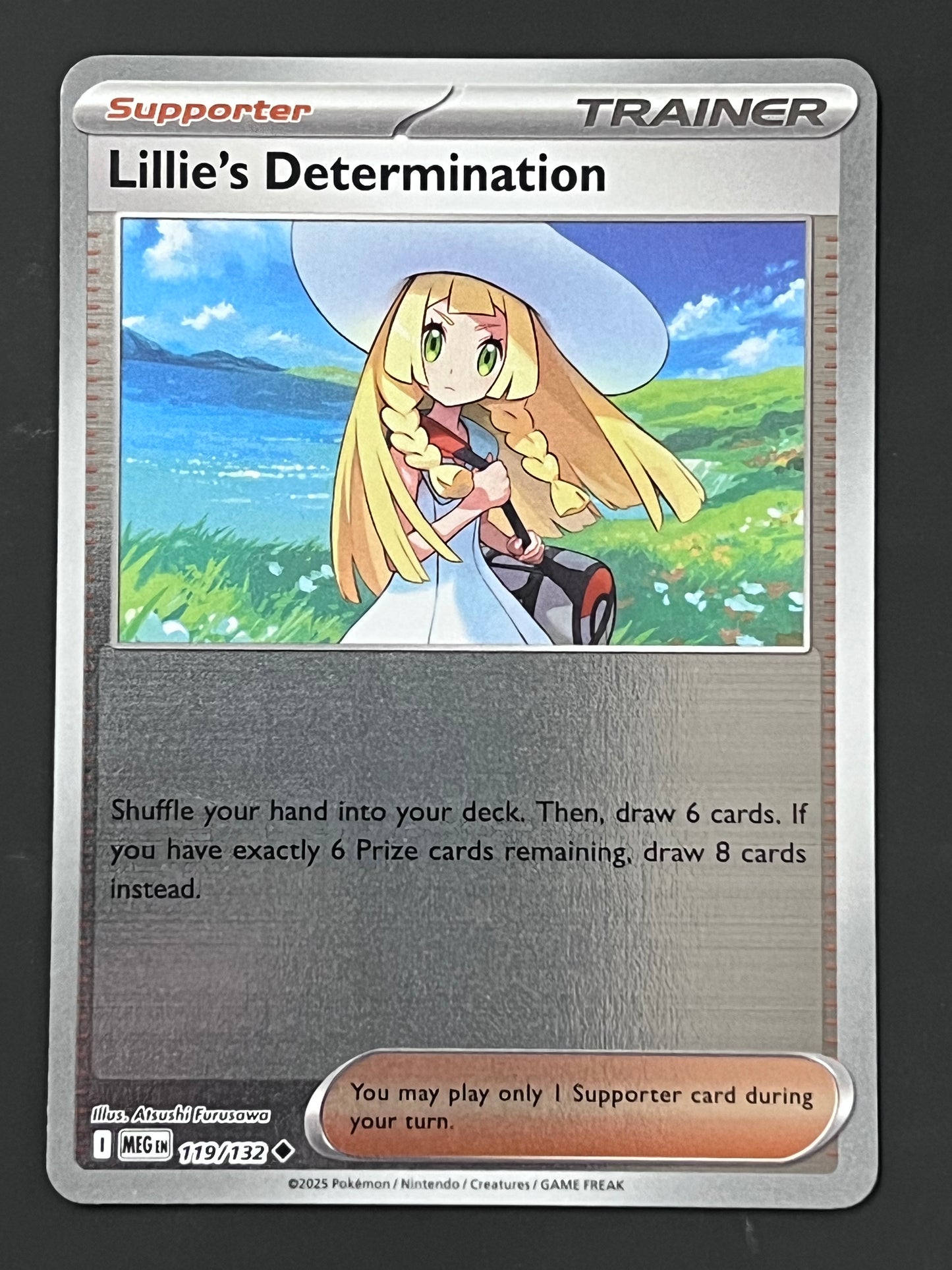 119/132 Lillie’s Determination - Pokémon Mega Evolution Base Uncommon Reverse