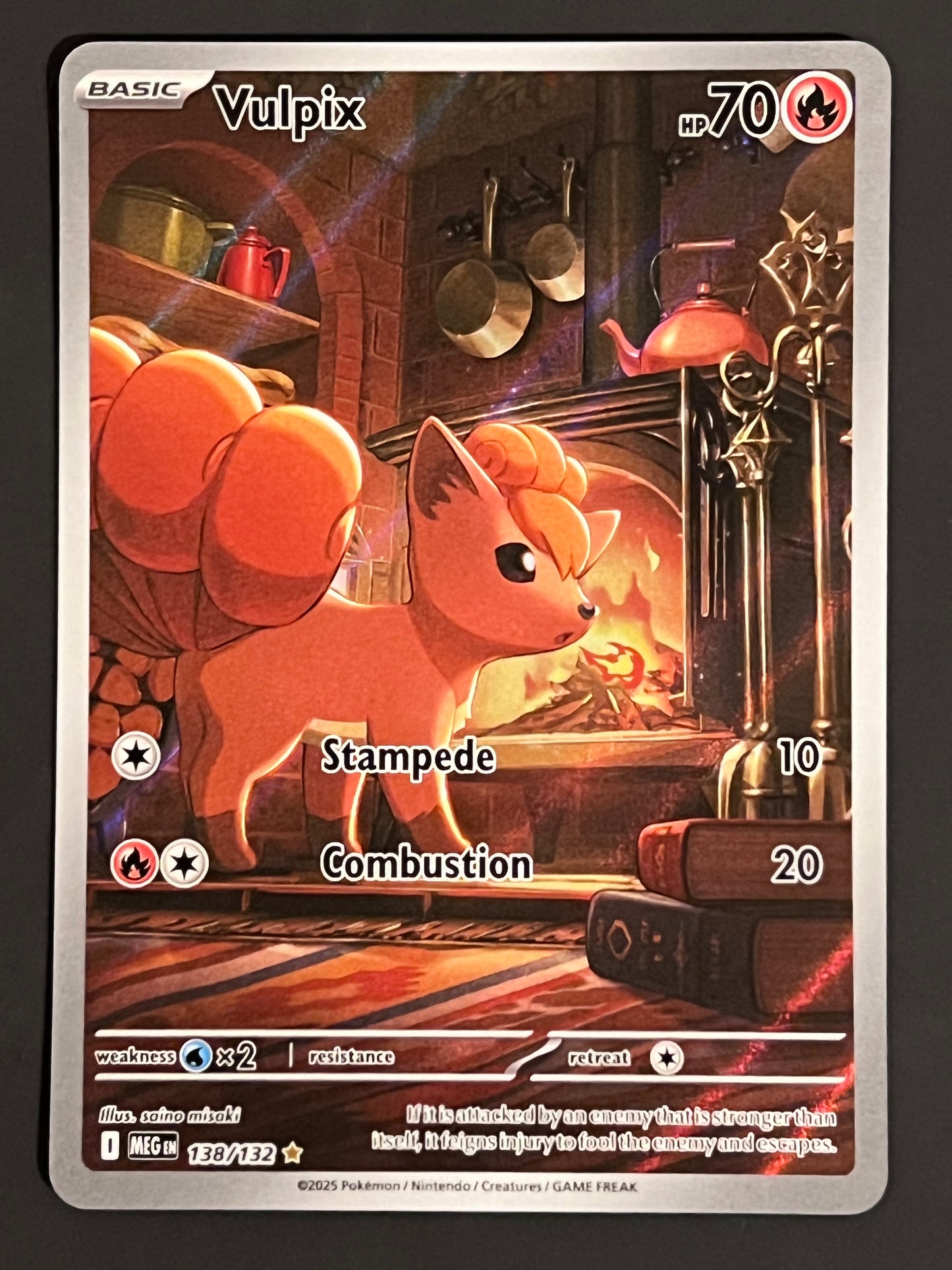 138/132 Vulpix - Pokémon Mega Evolution Base Illustration Rare