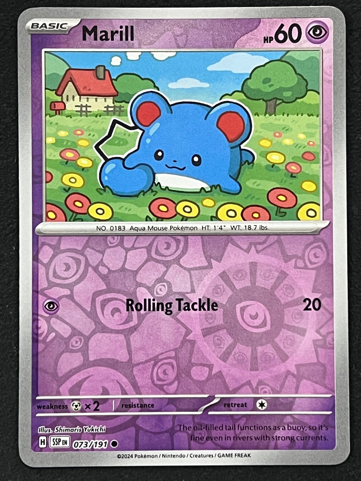 073/191 Marill - Pokémon Surging Sparks Common Reverse