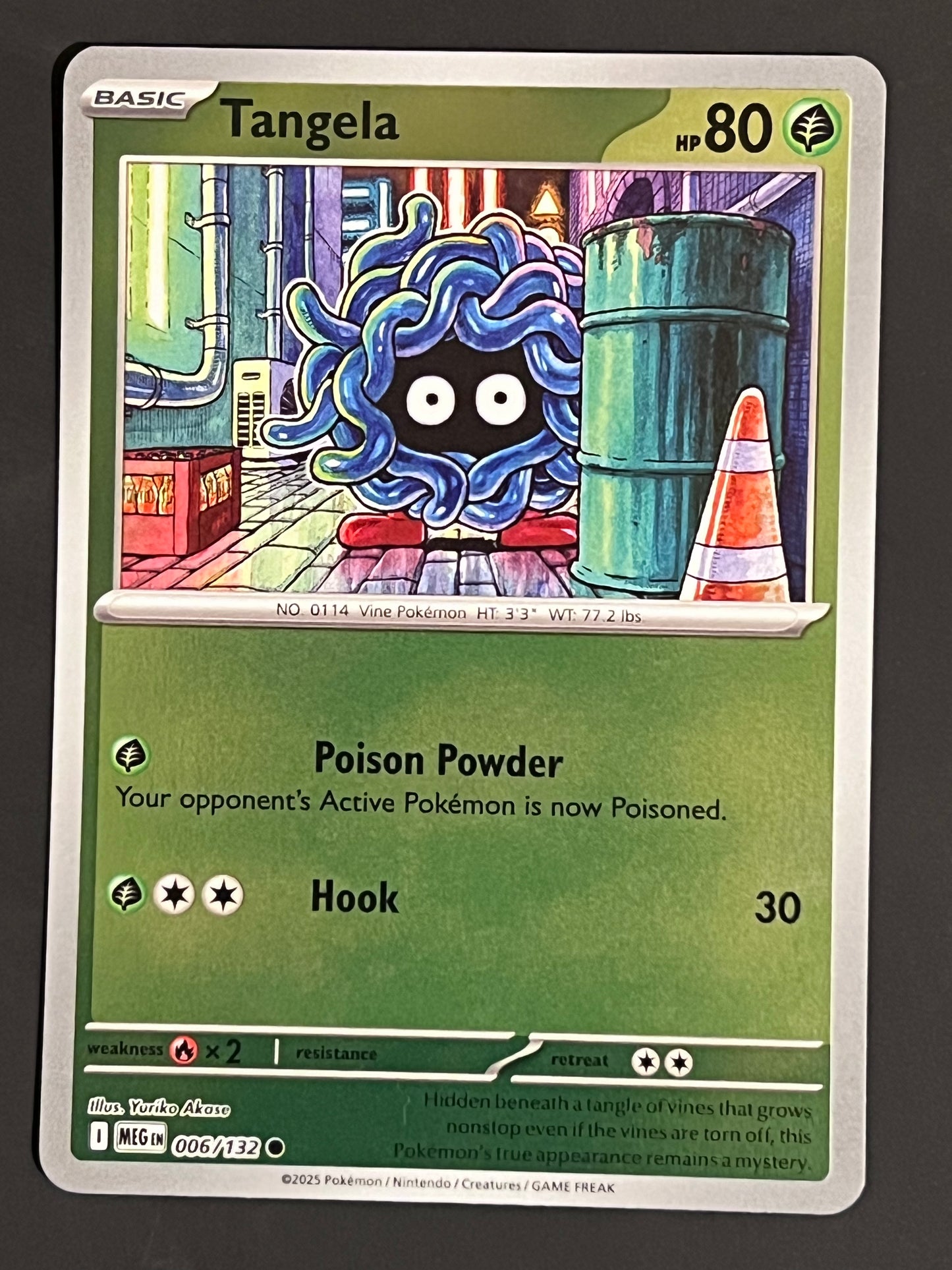 006/132 Tangela - Pokémon Mega Evolution Base Common Reverse